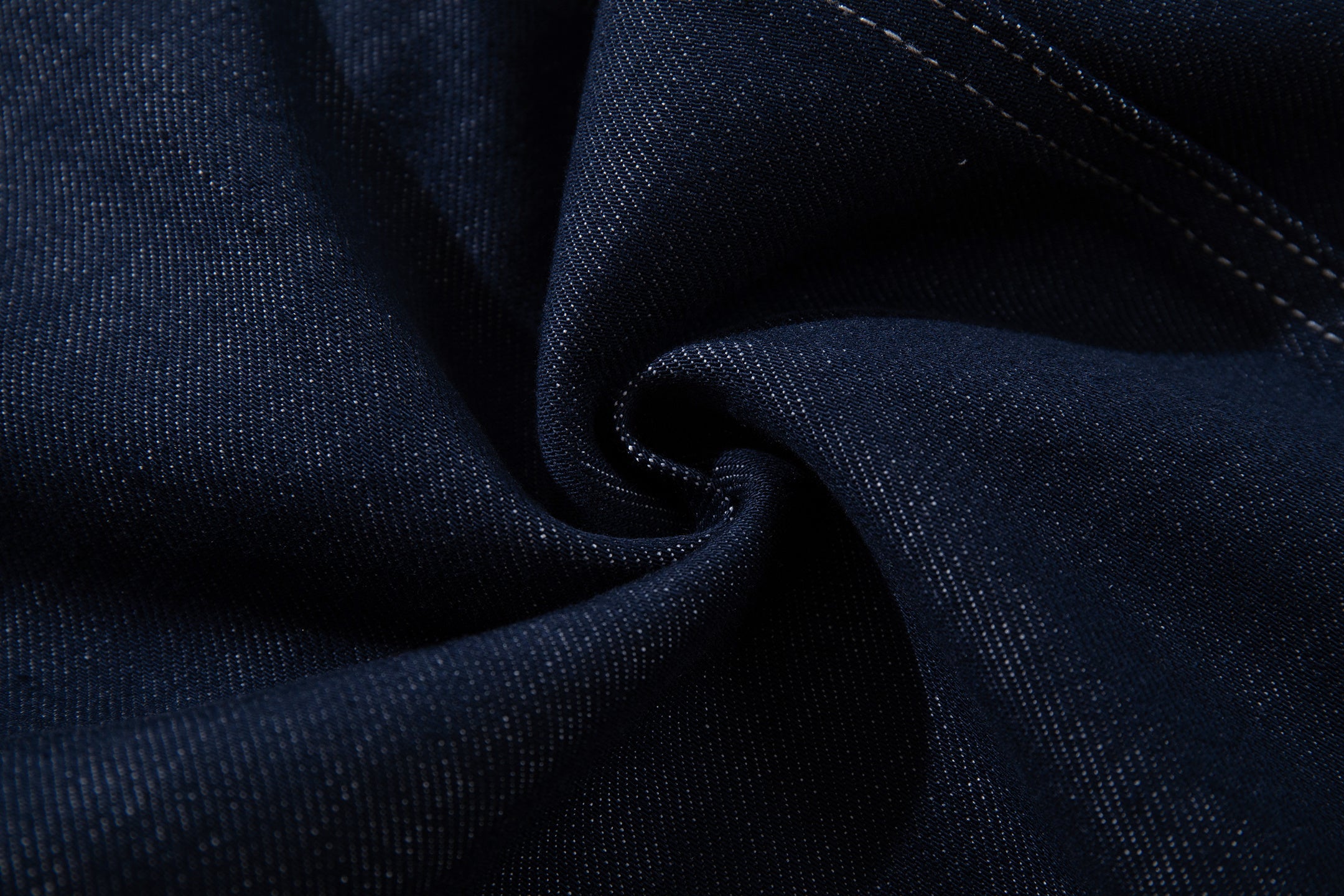 Omirad Utility Wide-Leg Jeans | Cuffed Deep-Indigo Denim