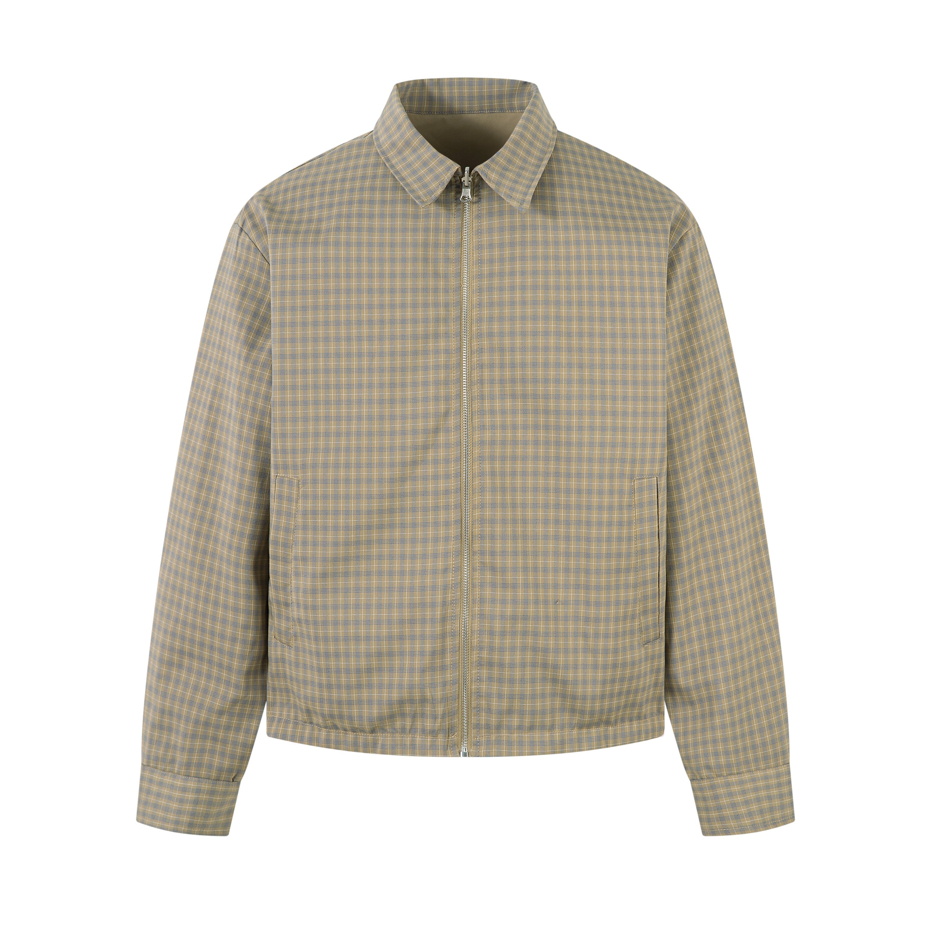 Reversible Check Panel Jacket | Two Looks, One Jacket