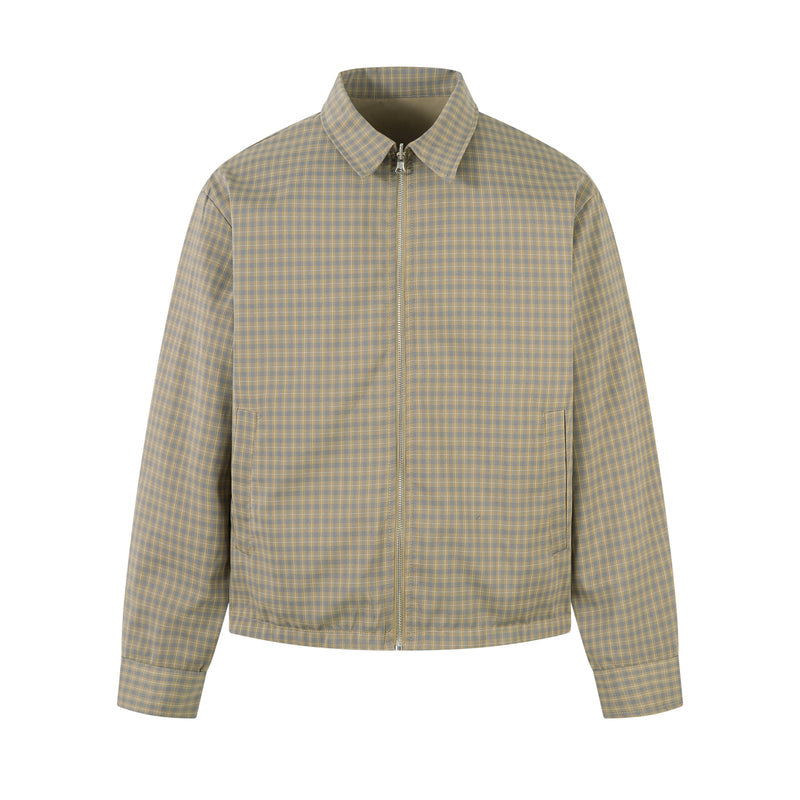 Reversible Check Panel Jacket | Two Looks, One Jacket
