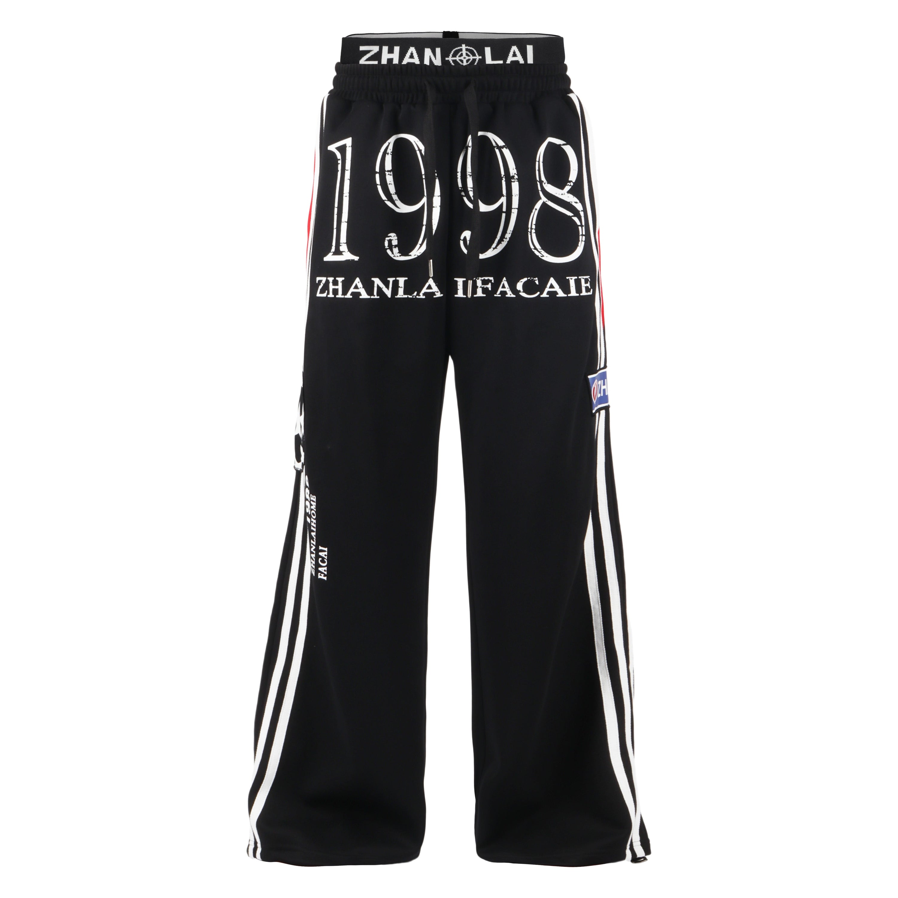 1998 Retro Wide-Leg Track Pants | Varsity Streetwear