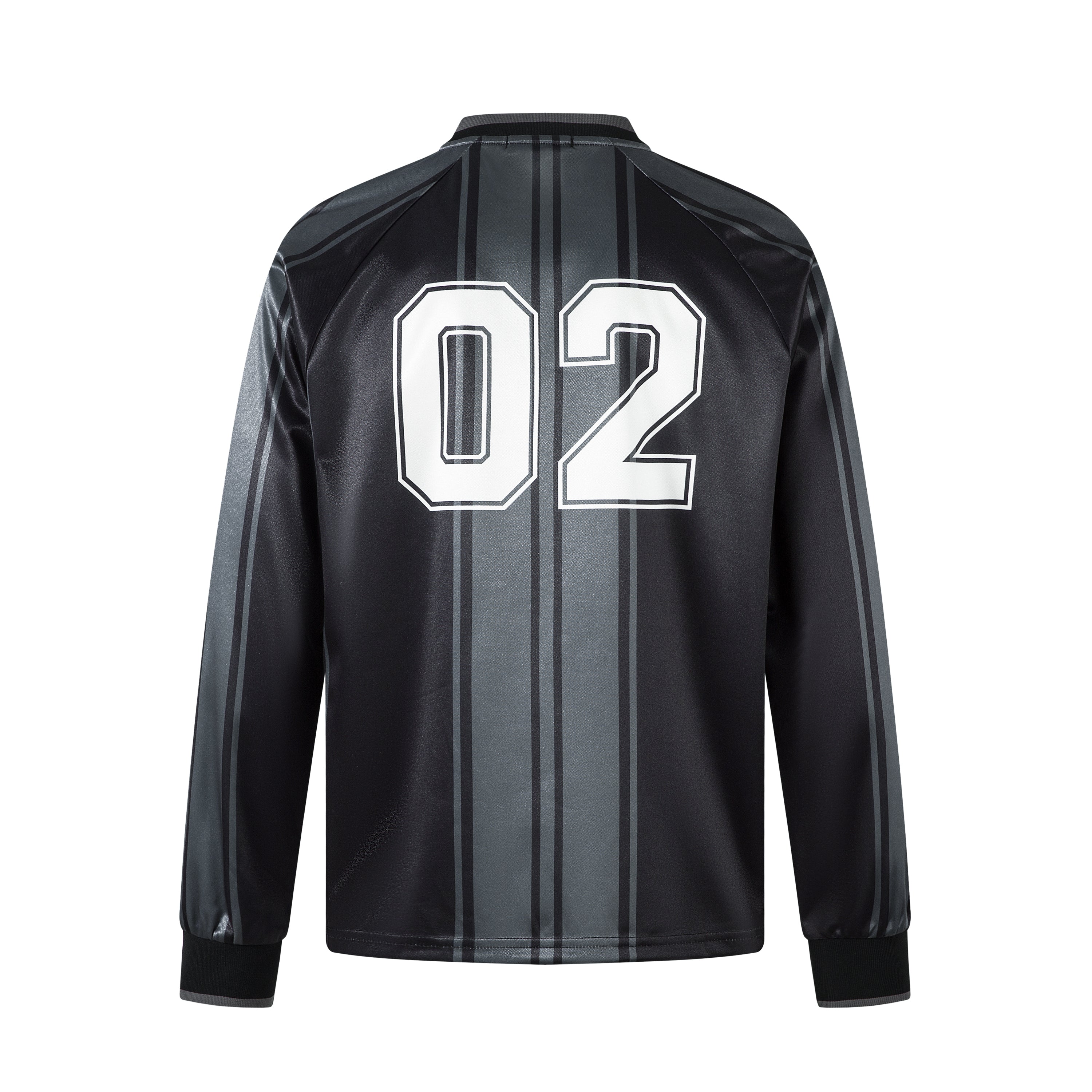 Chill Vibes Only 02 Retro Stripe Long Sleeve Jersey Top