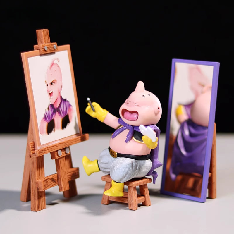 Majin Buu Artist Collectible Figure – Dragon Ball Z, 14cm, Cute Artist Set