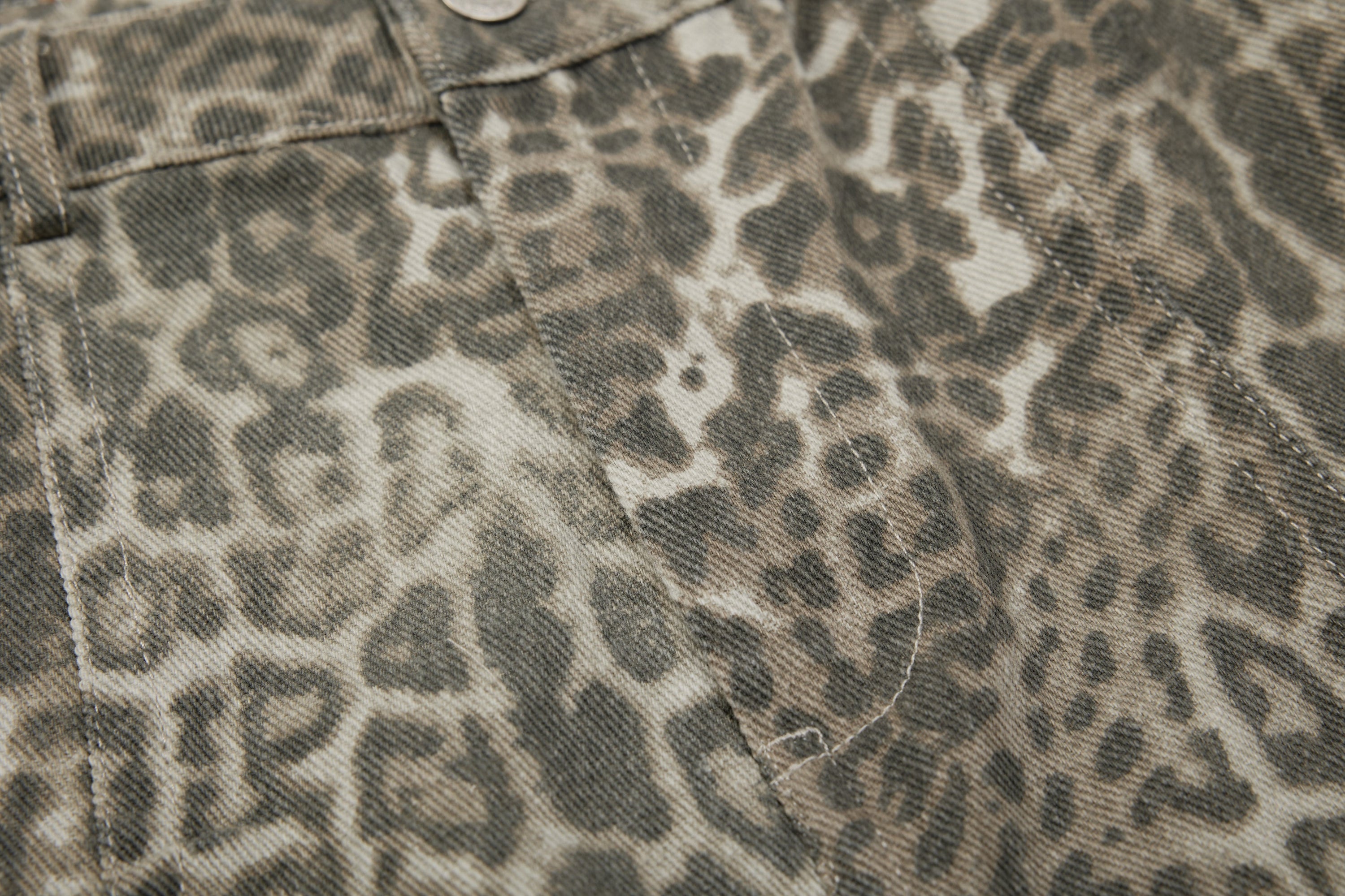 Omirad Leopard Print Barrel Leg Pants | Wide Leg Streetwear