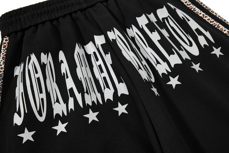 Omirad Gothic Cross Track Pants | Wide-Leg Streetwear