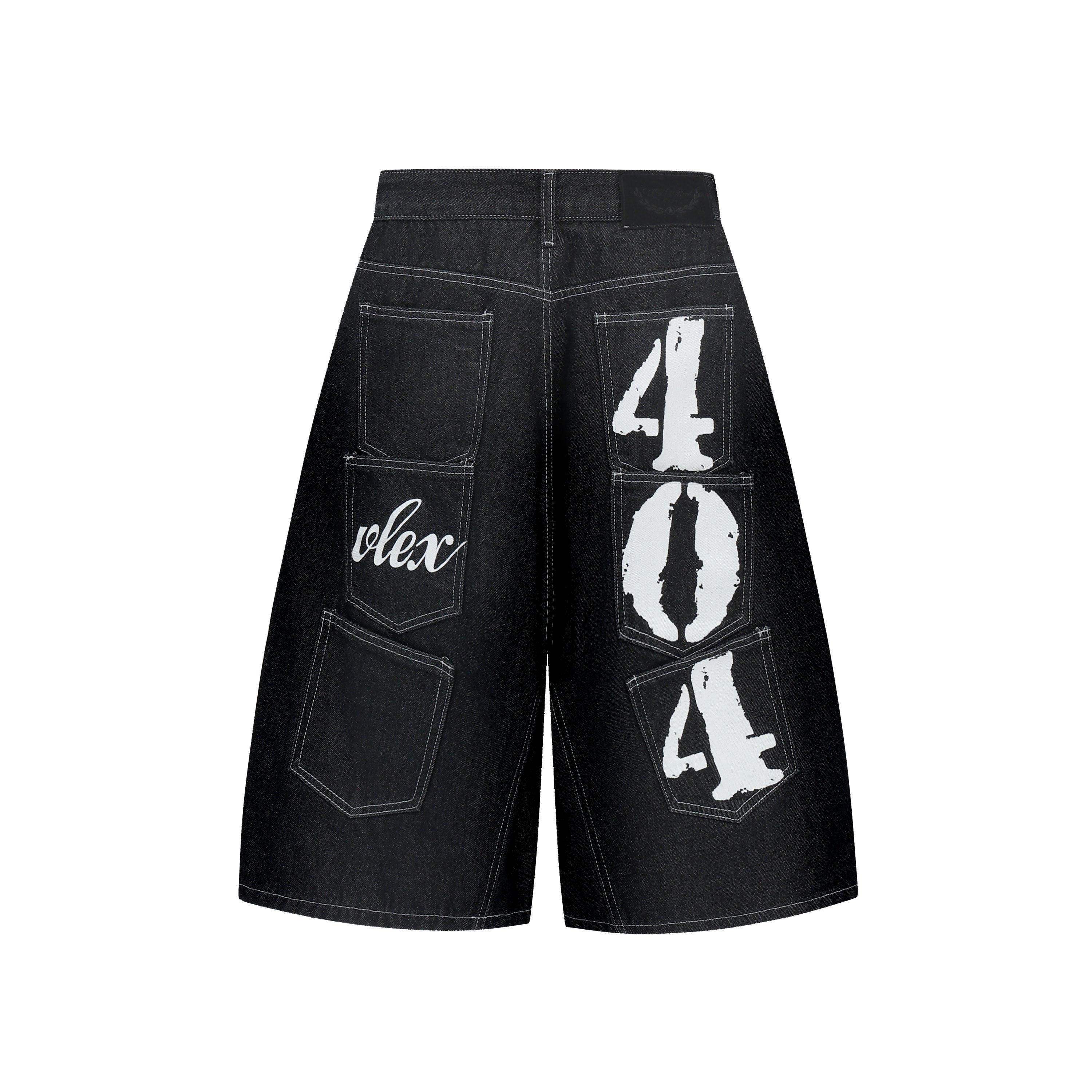 Omirad 404 Patchwork Denim Shorts | Oversized Streetwear