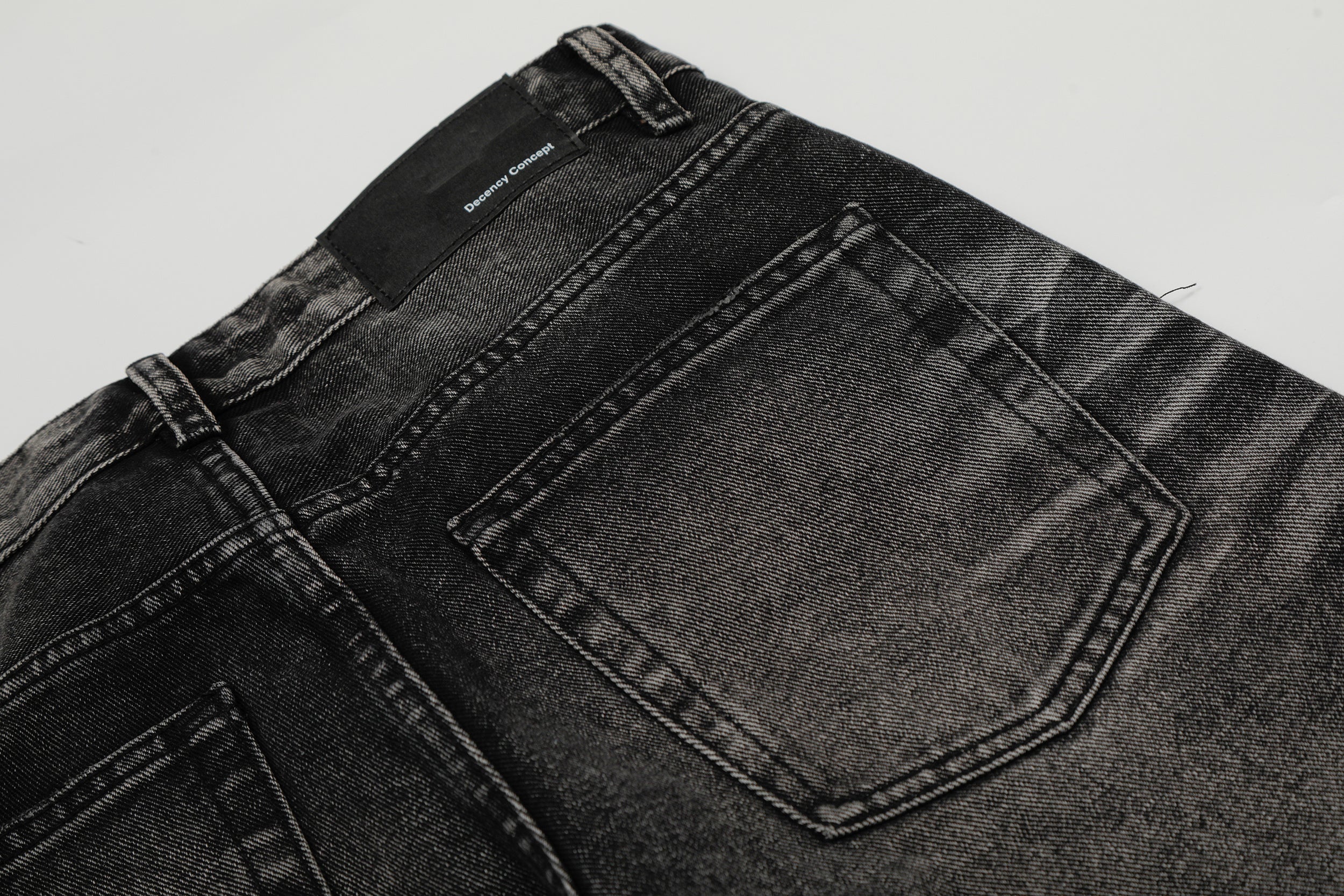 Omirad Washed Wide-Leg Denim Pants | Athletic Blend