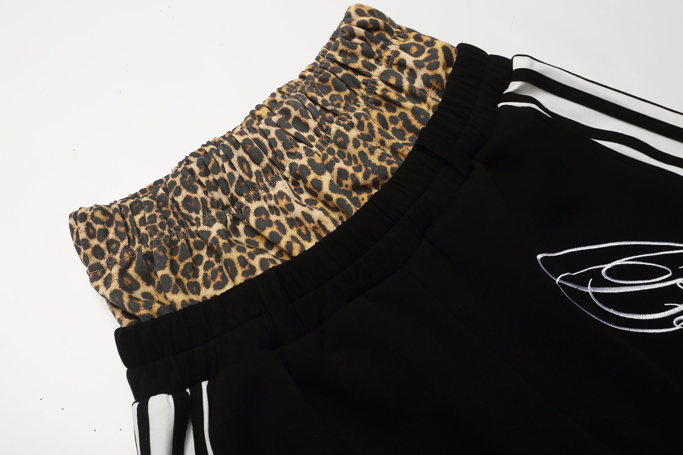 Omirad Leopard Waistband Sport Shorts | Streetwear Shorts