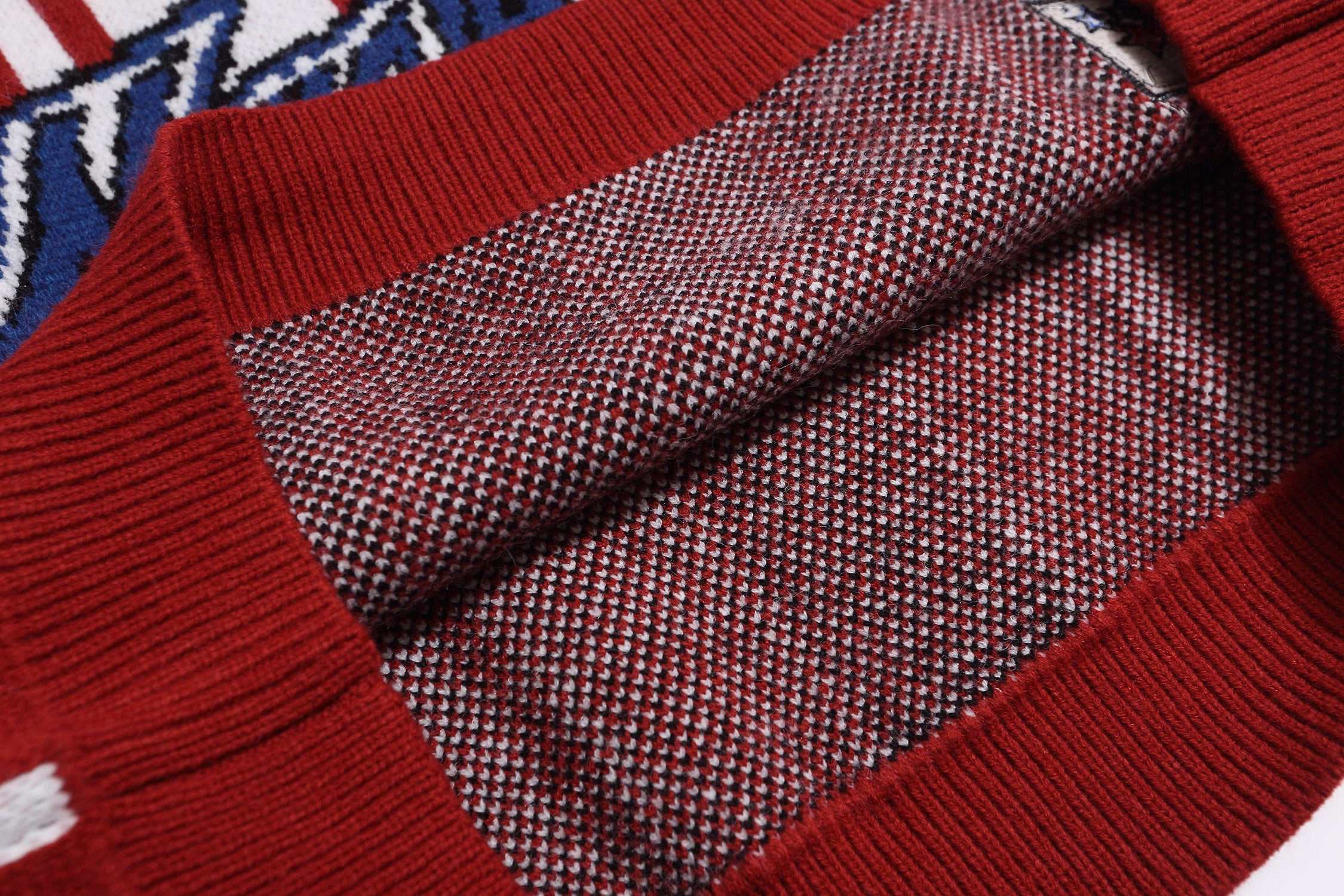 Retro Varsity Stripe Knit Sweater | Baseball Jersey Style