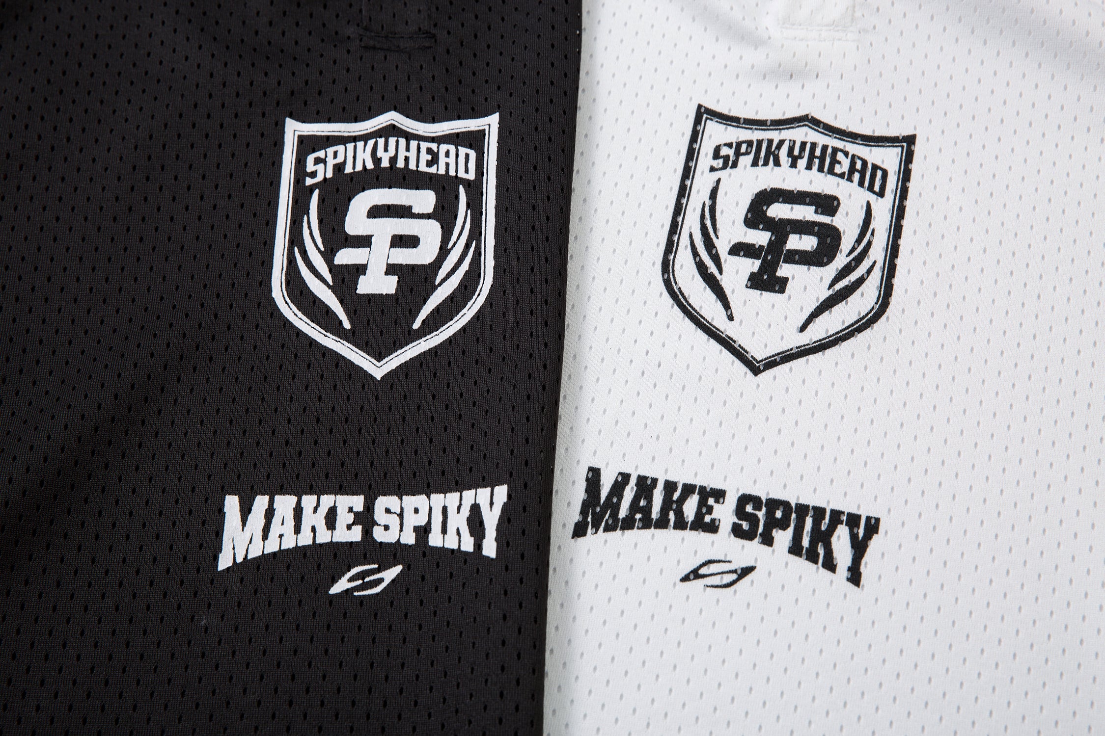 Spikyhead Colorblock Mesh Polo Shirt | Streetwear Jersey