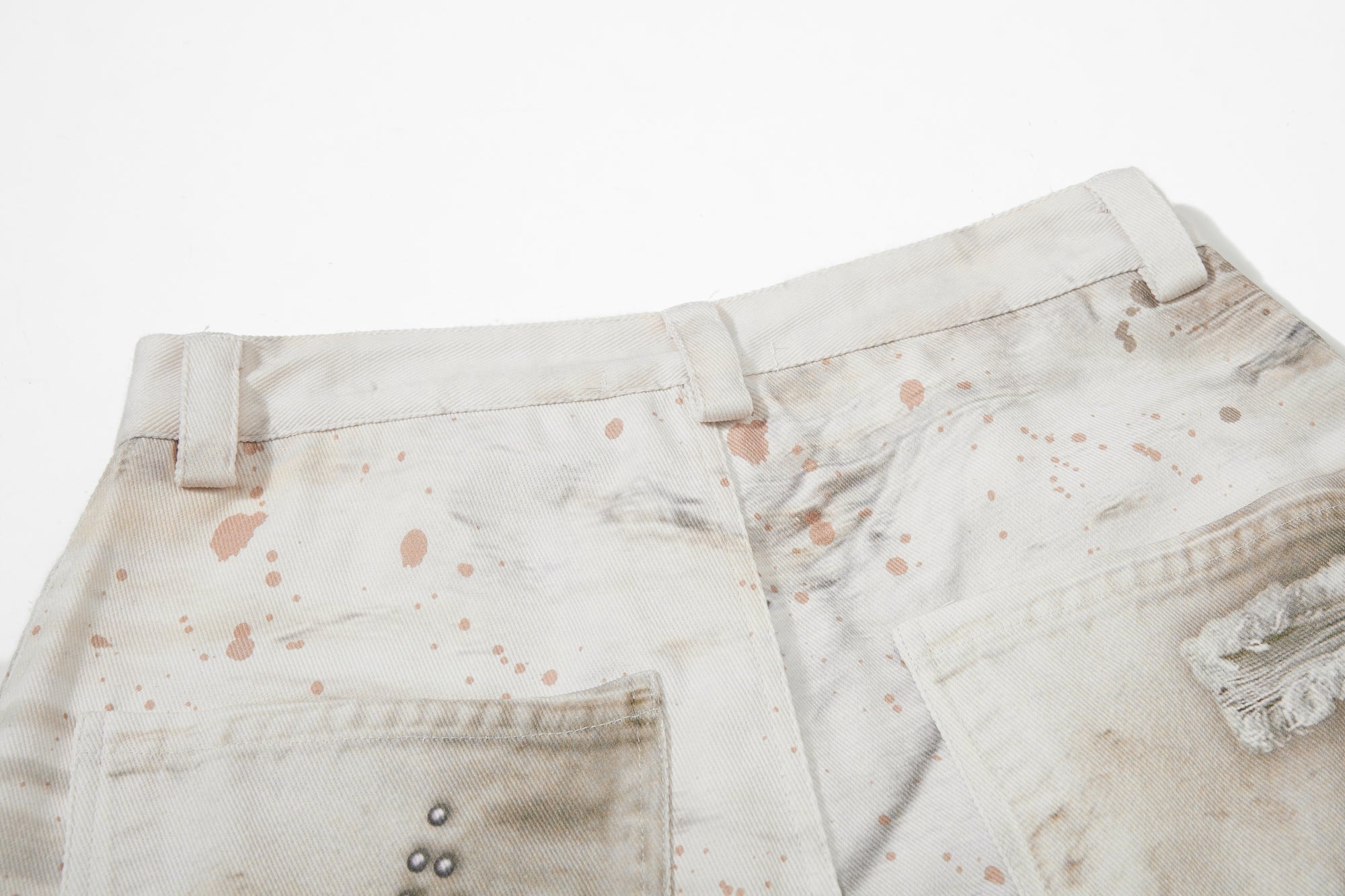 Omirad Vintage Angel Wing Balloon Jeans | Gothic Streetwear