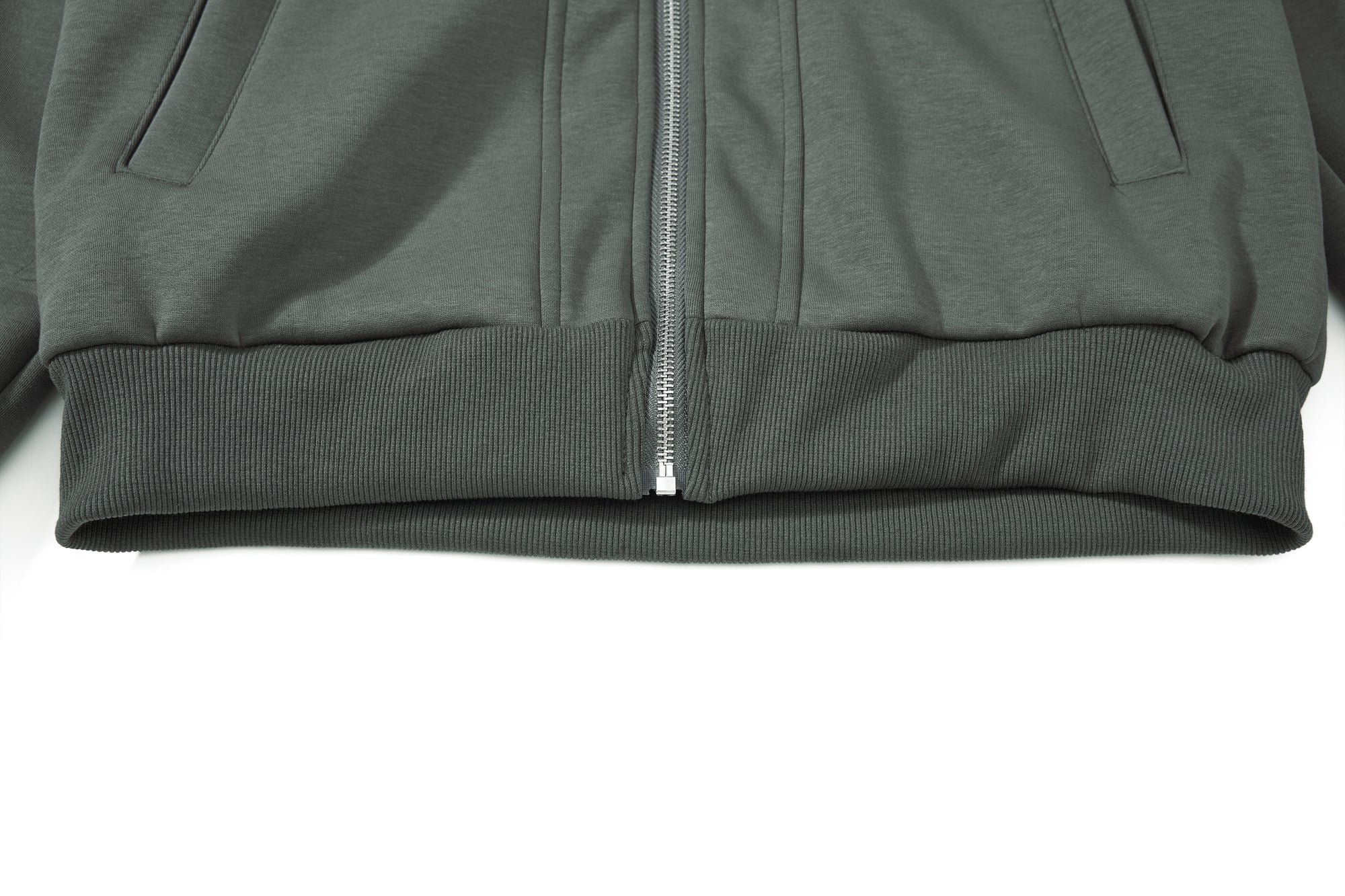 Gothic Line Art Zip-Up Hoodie | Dark Streetwear Cotton
