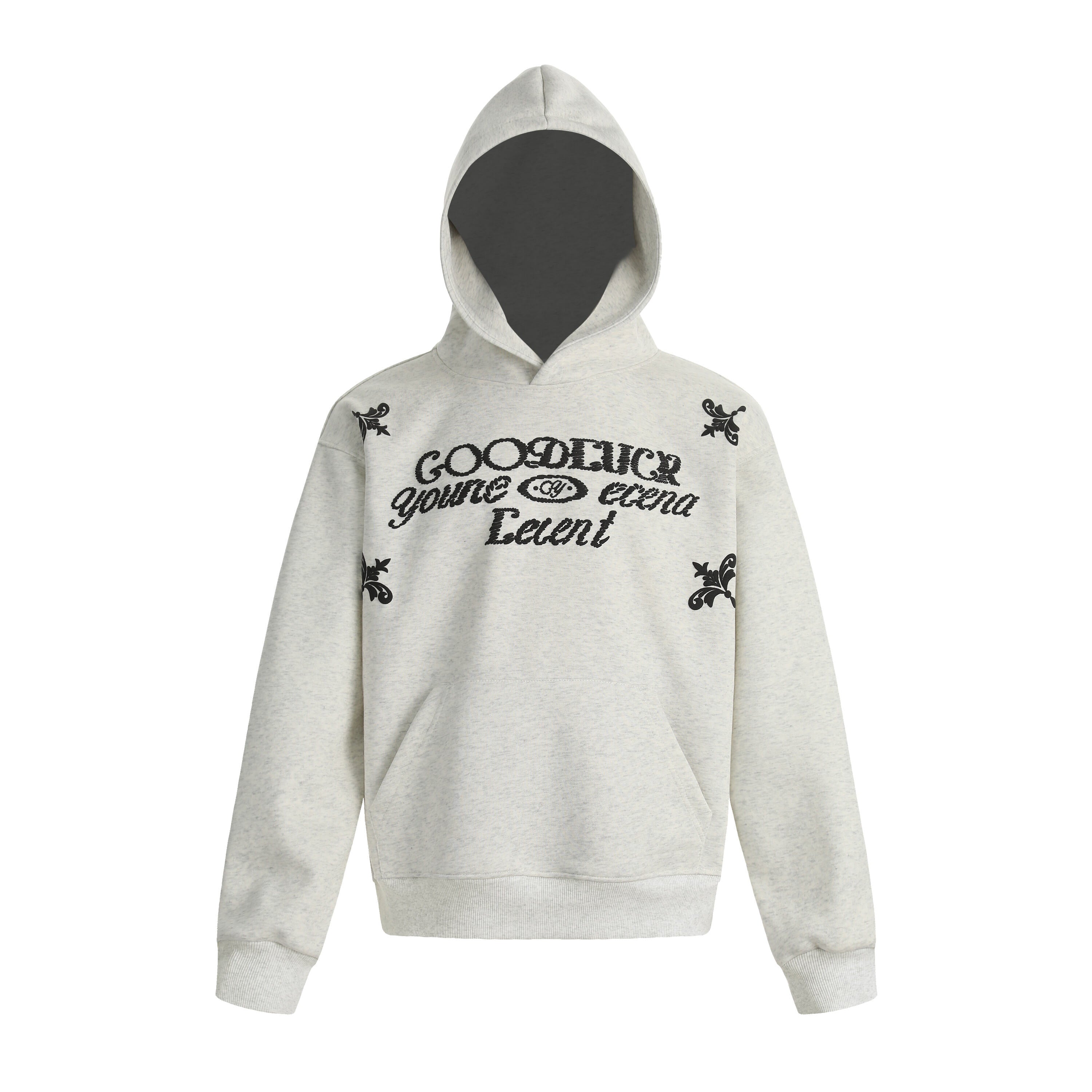 Embroidered Script Fleece Hoodie | Streetwear Statement