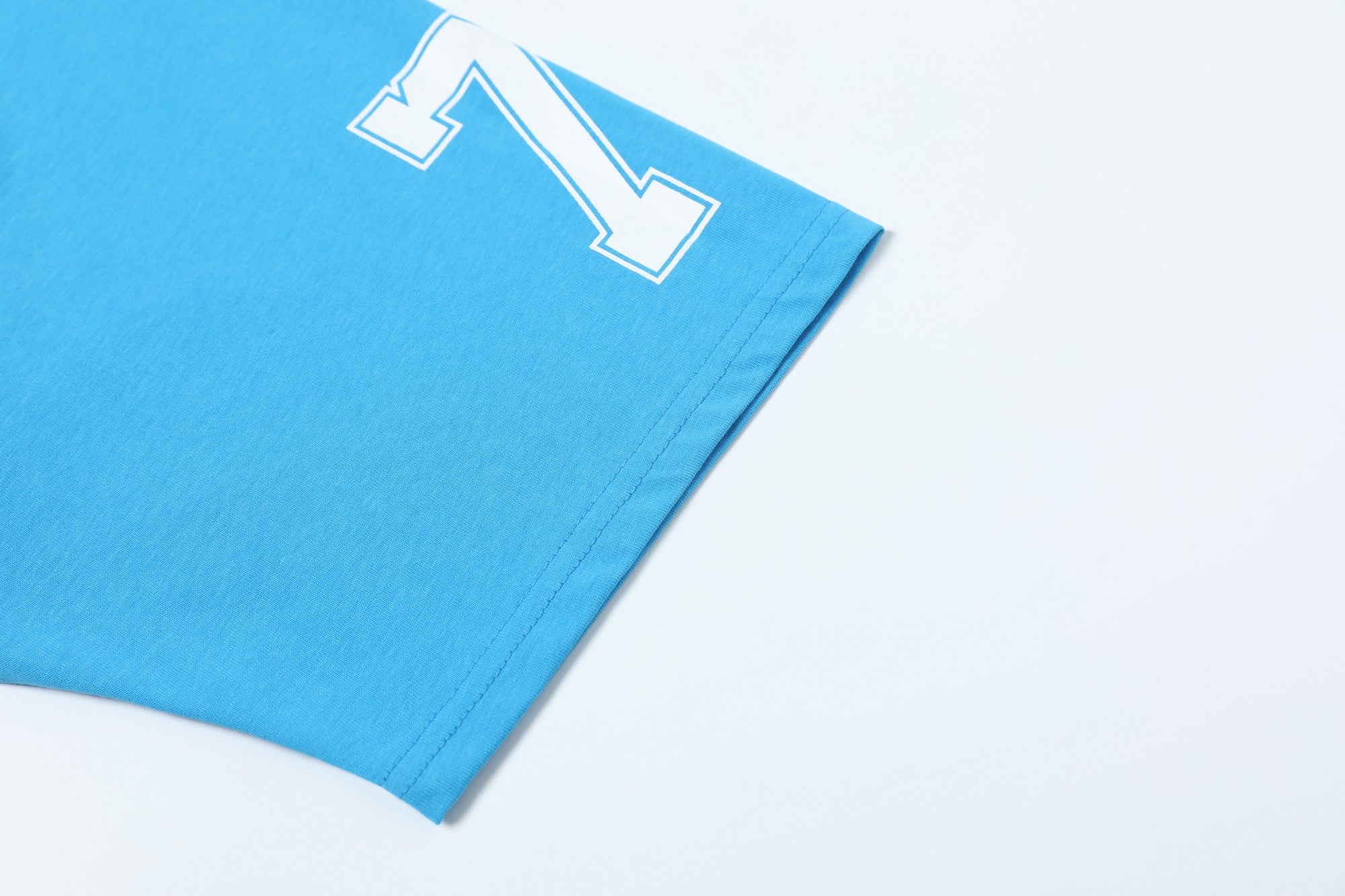 Number 7 Varsity Jersey Tee | Colorblock Streetwear T-Shirt
