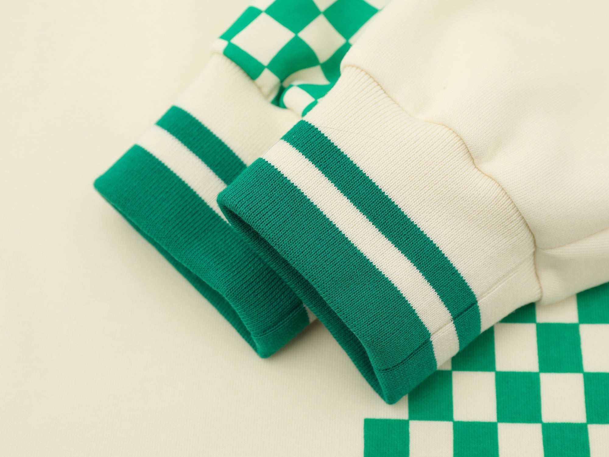 Checkered Racing Long Sleeve Jersey | Streetwear Polo