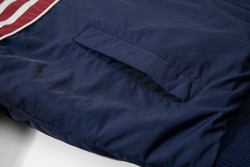 Retro Racing Colorblock Bomber Jacket | MAFA Vintage