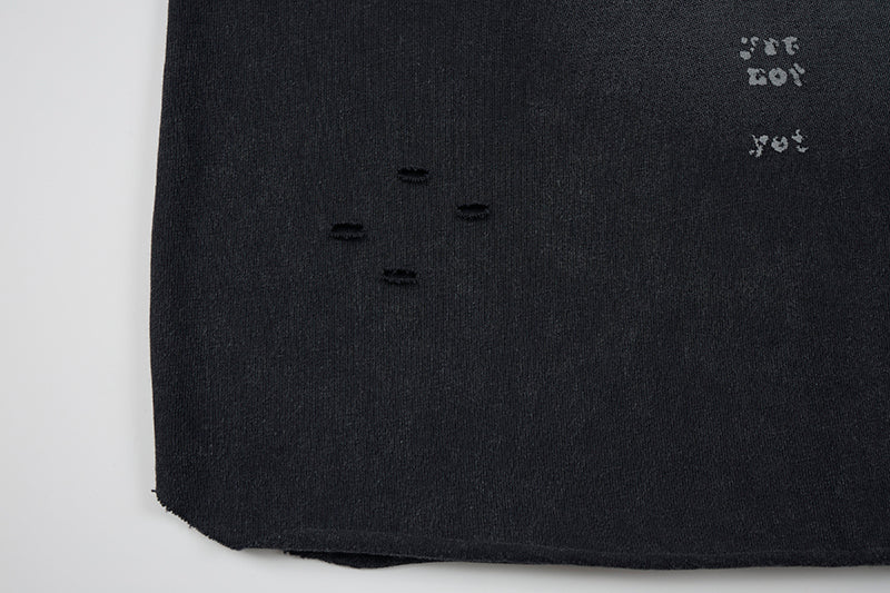 Distressed Cross Graphic Sleeveless T-Shirt | Punk Streetwear