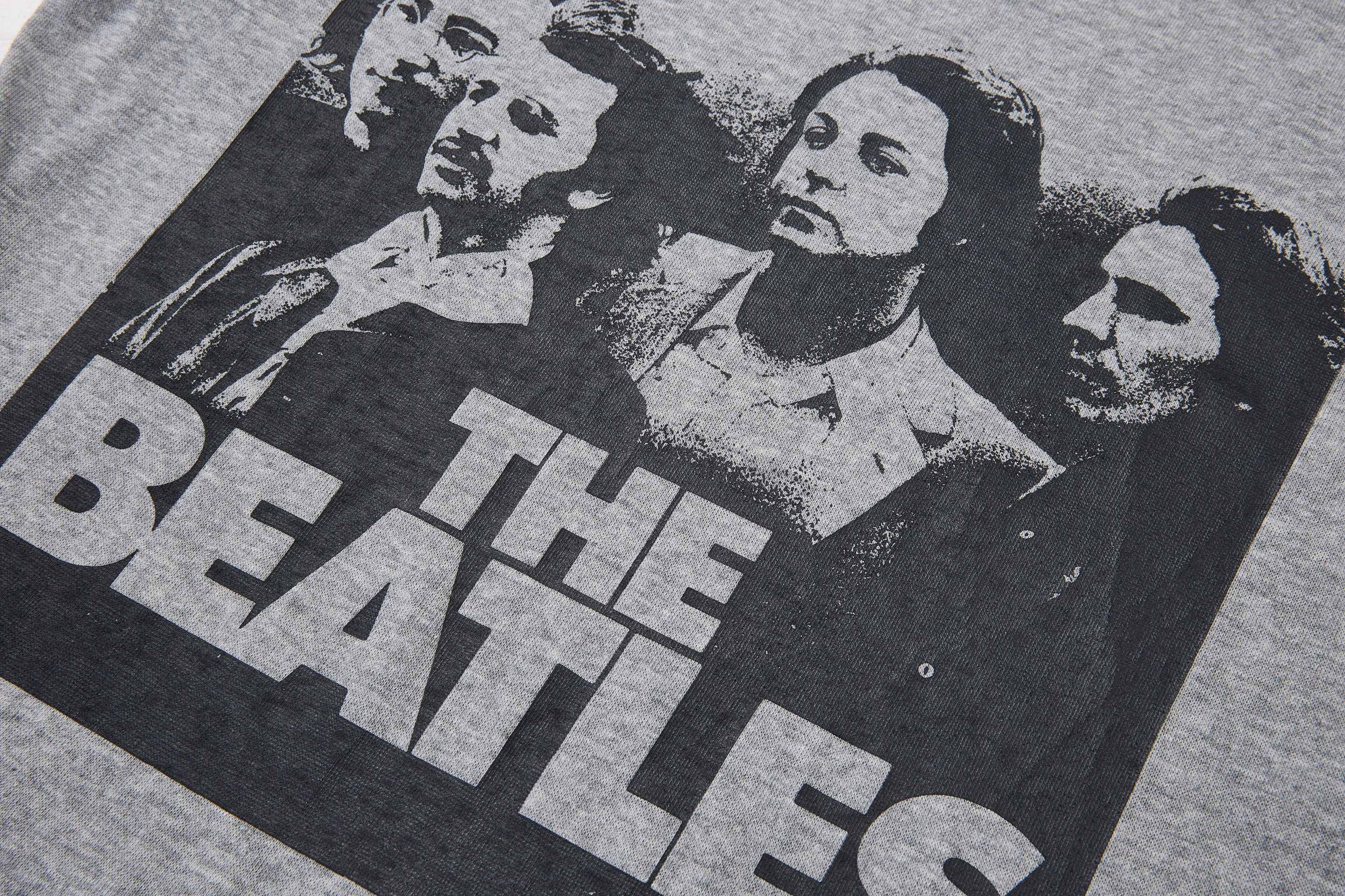 The Beatles Vintage Graphic Contrast Sleeve T-Shirt