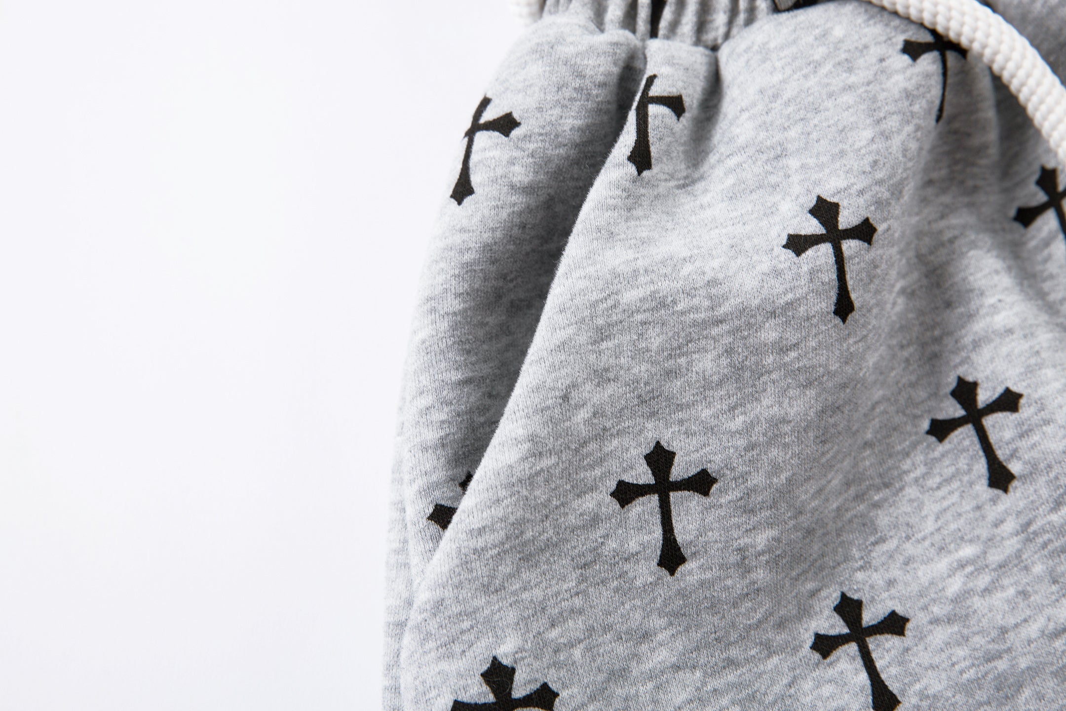 Omirad Cross Print Sweatpants | Gothic Streetwear Joggers