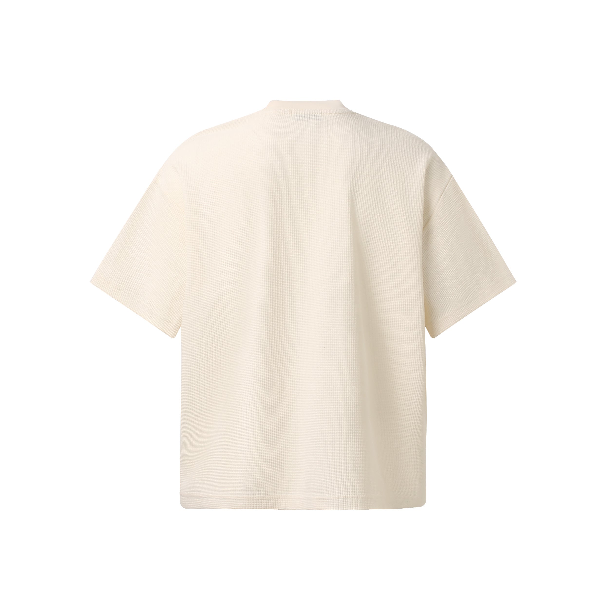 Vintage Newspaper Graphic Waffle Tee | Retro Streetwear