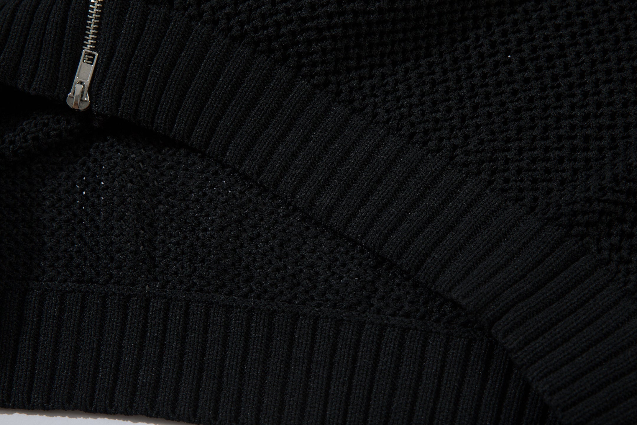 Omirad Mesh Knit Track Jacket | Retro Stripe Bomber