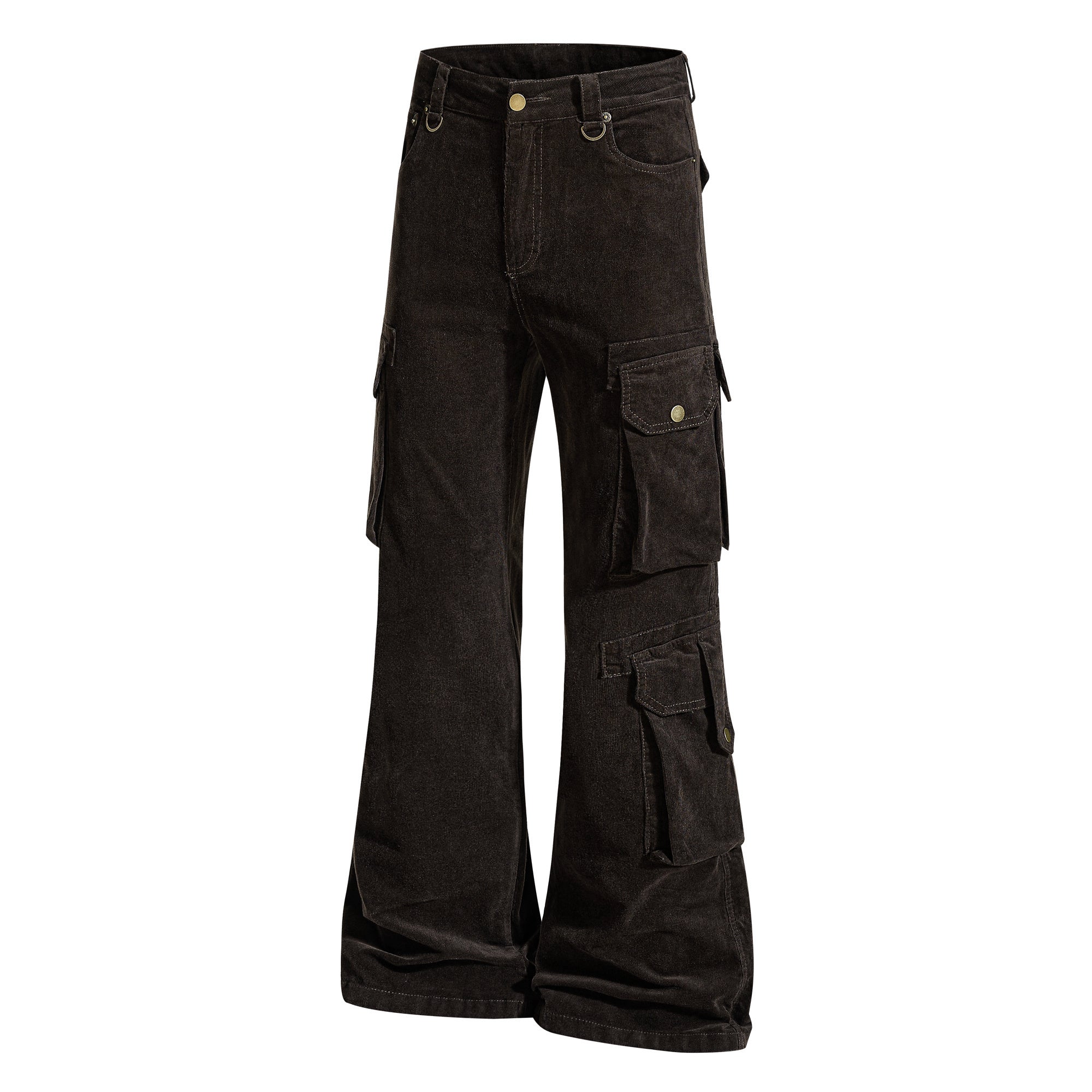 Washed Utility Flared Cargo Pants | Street-Ready Style