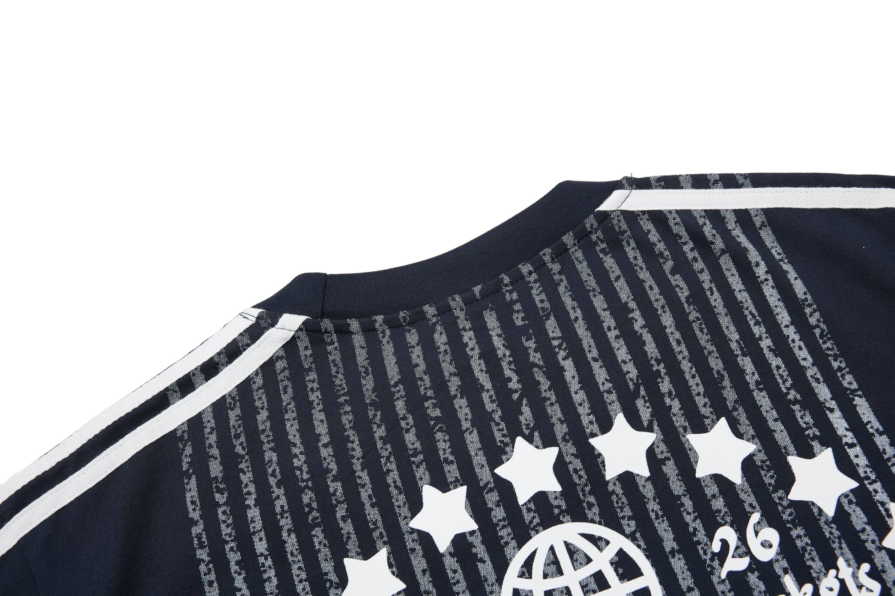 Foramder Velocity Line Sport Tee | Stripe Graphic T-Shirt