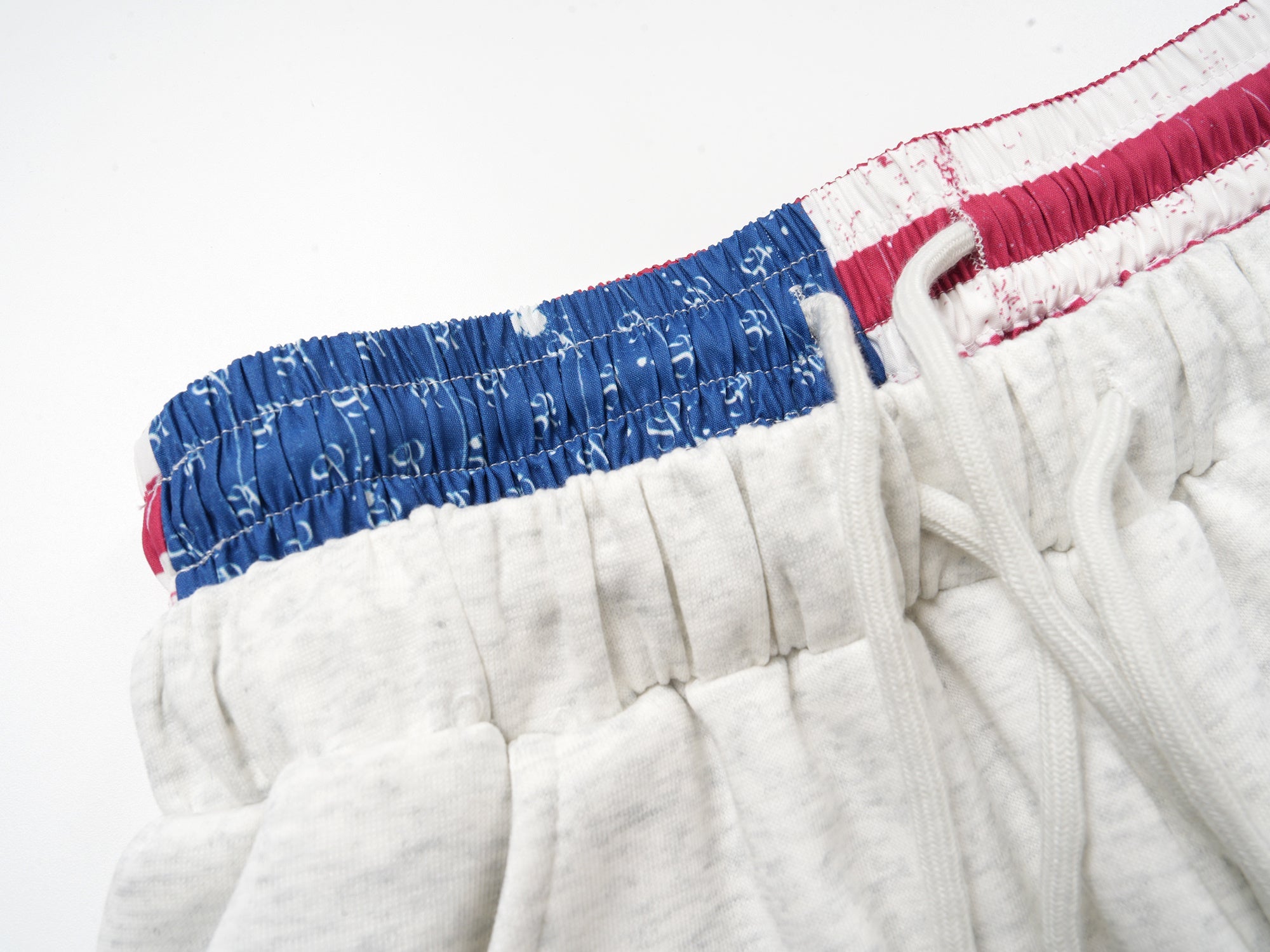 USA Flag Print Wide-Leg Sweatpants | Vintage Streetwear