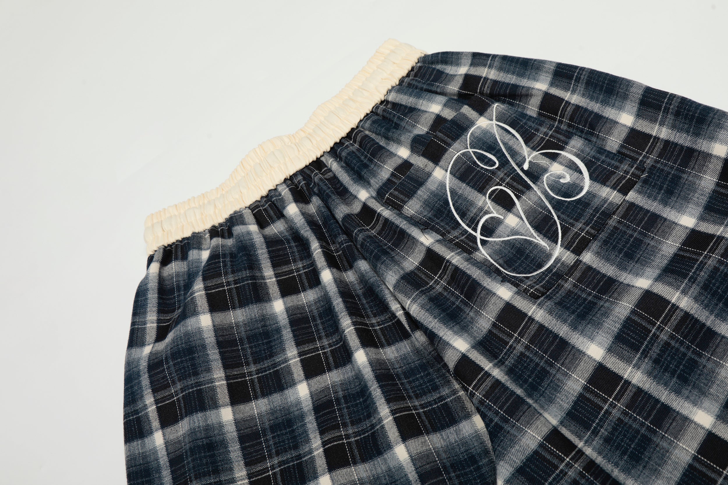 Plaid Cargo Wide-Leg Pants | Patchwork Streetwear Trousers