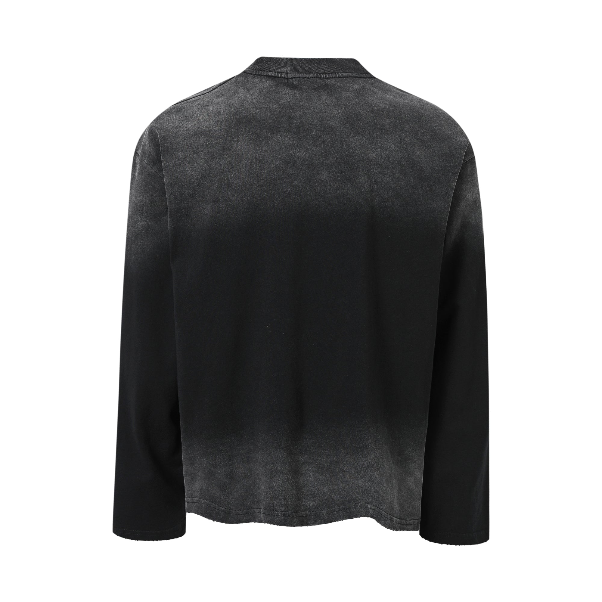 Soccer Graphic Gradient Long-Sleeve Tee | Streetwear Cotton