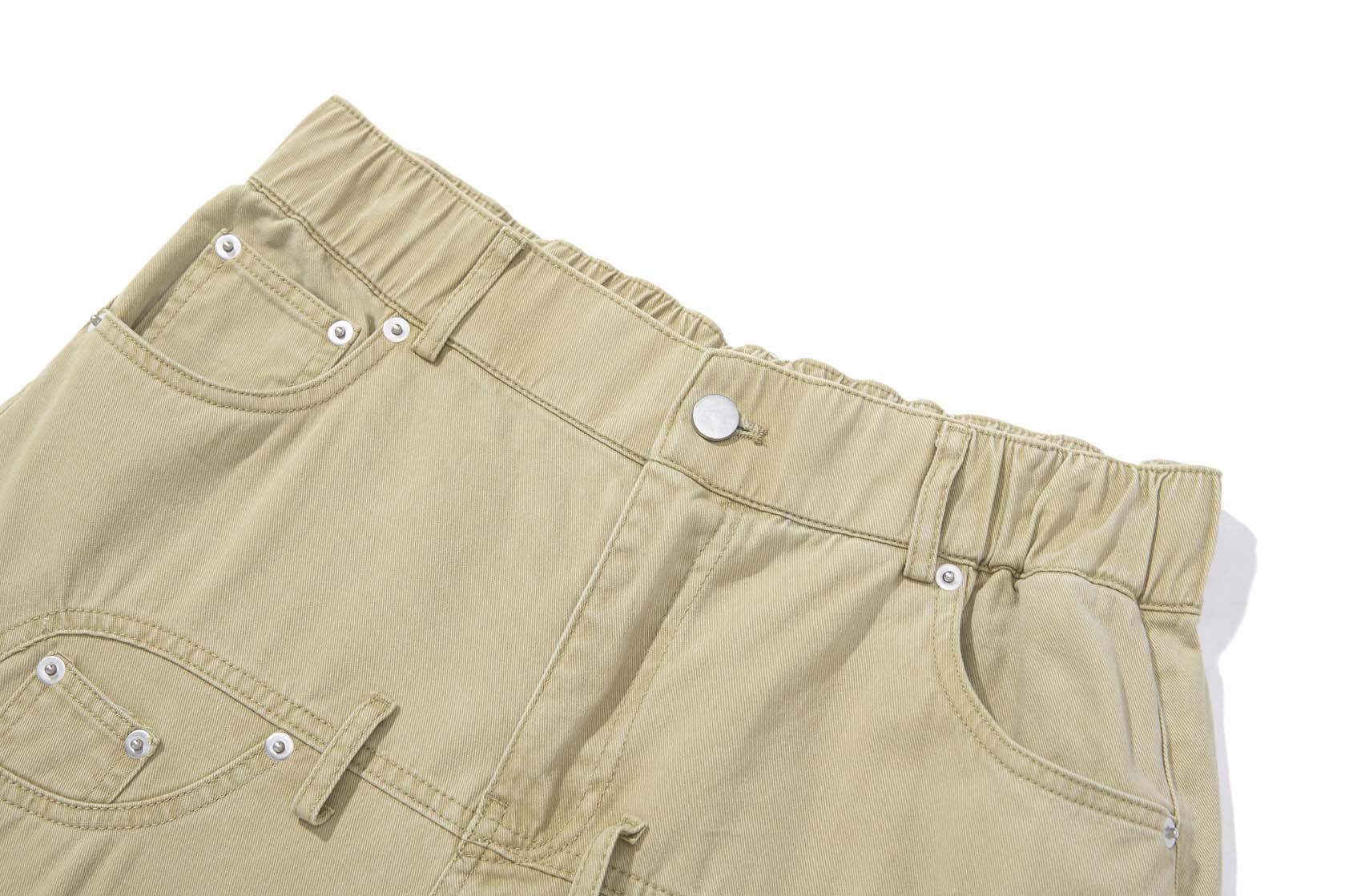 Omirad Vintage Wide-Leg Stacked Barrel Pants | 100% Cotton