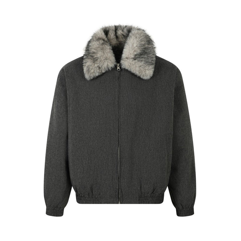 Omirad Faux Fur-Lined Sherpa Winter Jacket | Detachable Collar