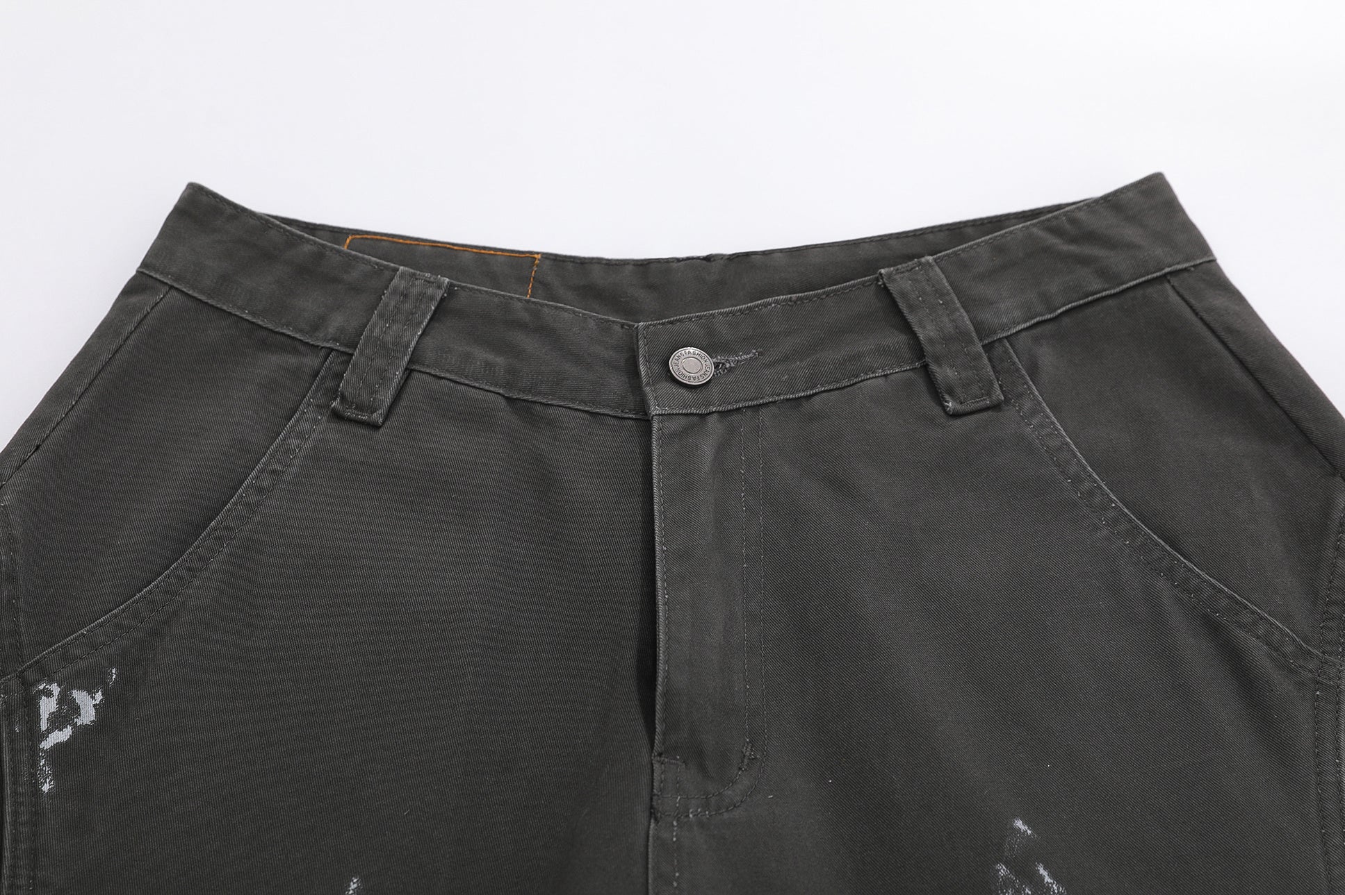 Omirad Distressed Utility Cargo Shorts | Wide-Leg Fit