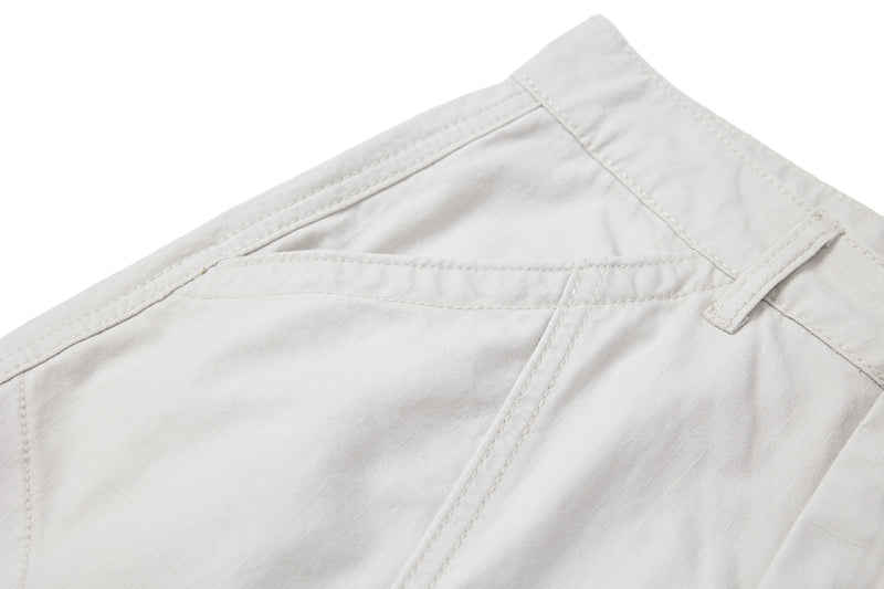 Multi-Panel Utility Wide-Leg Cargo Pants | 100% Cotton