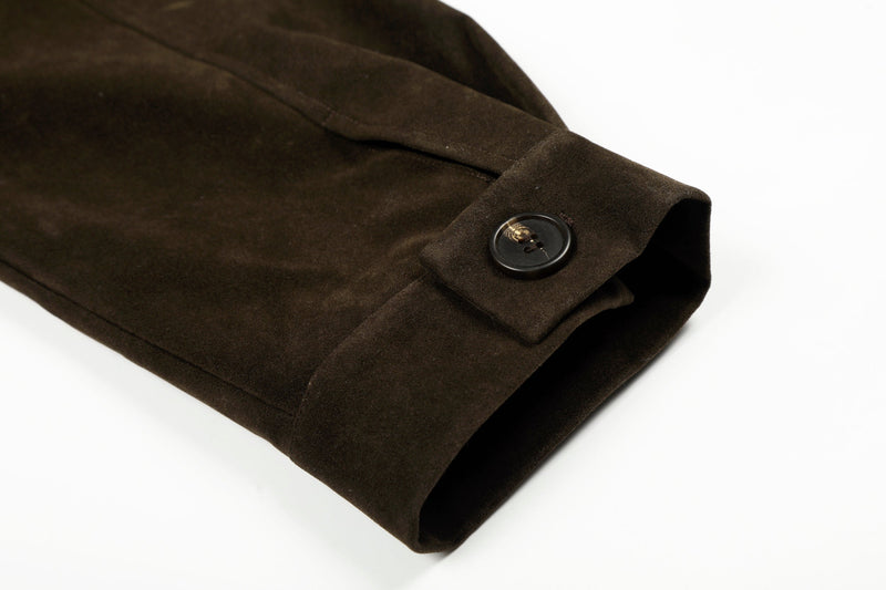 Omirad Utility Bomber Jacket | Stand Collar & Gold Hardware