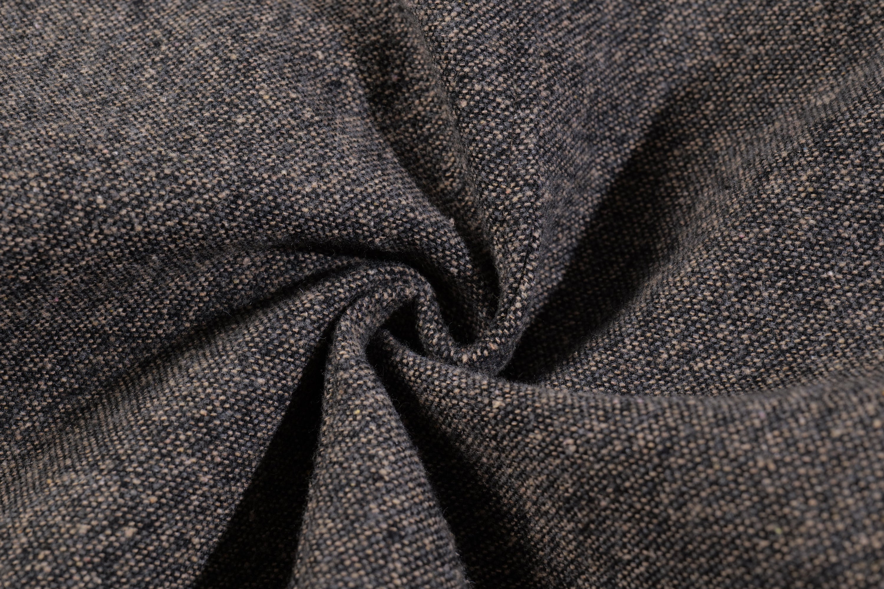 Faux-Fur Collar Wool-Texture Bomber Jacket | Omirad