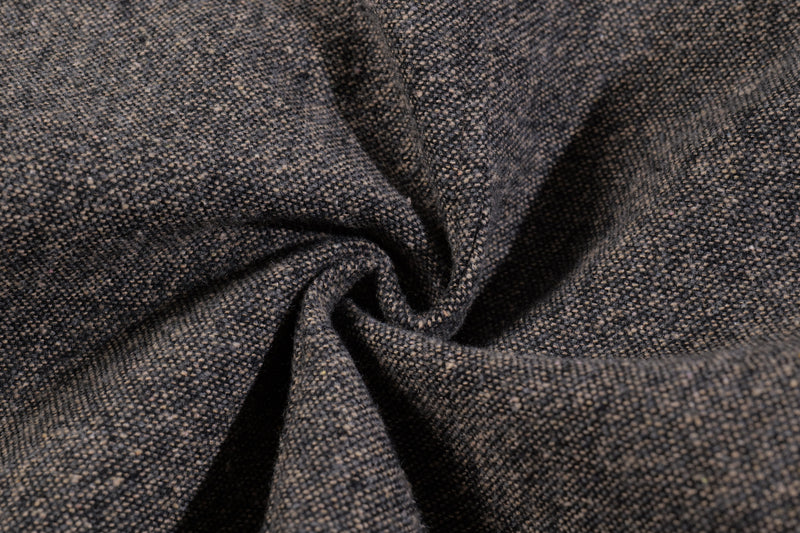 Faux-Fur Collar Wool-Texture Bomber Jacket | Omirad