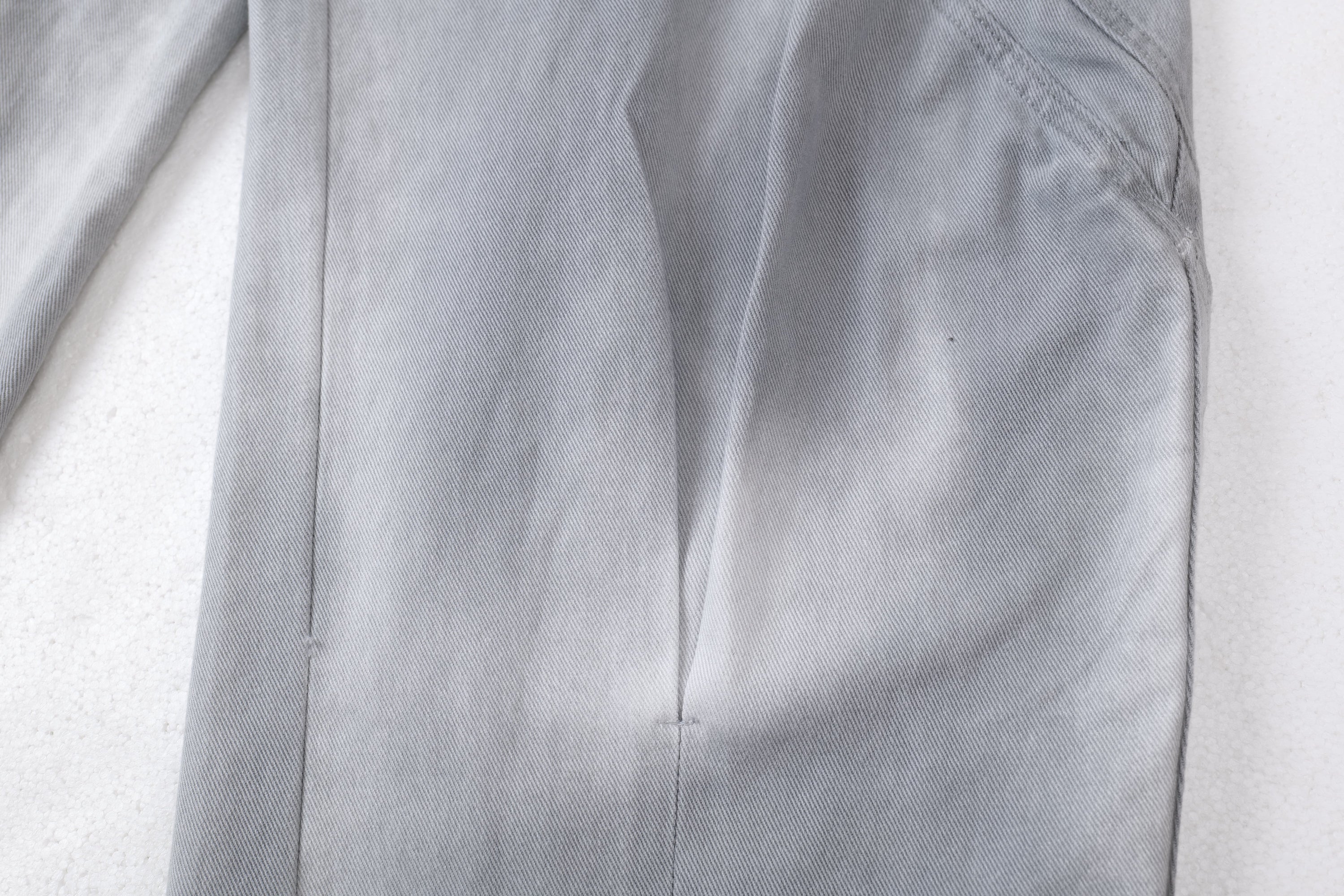 Washed Curved-Panel Balloon Wide-Leg Jeans | Sculptural Denim