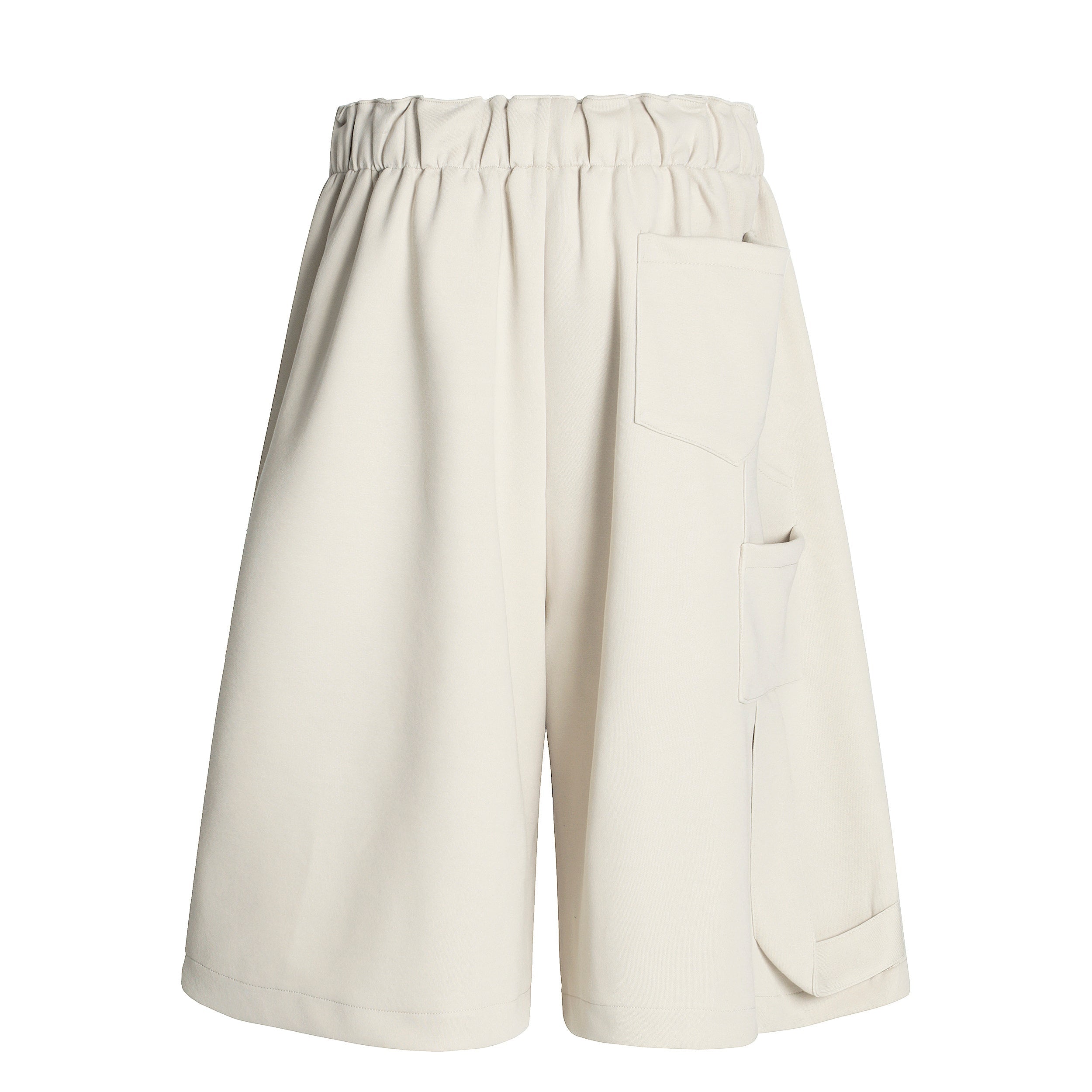 Omirad Minimal Lounge Wide Shorts | Oversized Cotton Shorts