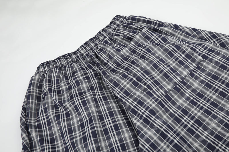 Omirad Plaid Balloon Wide-Leg Pants | Y2K Streetwear