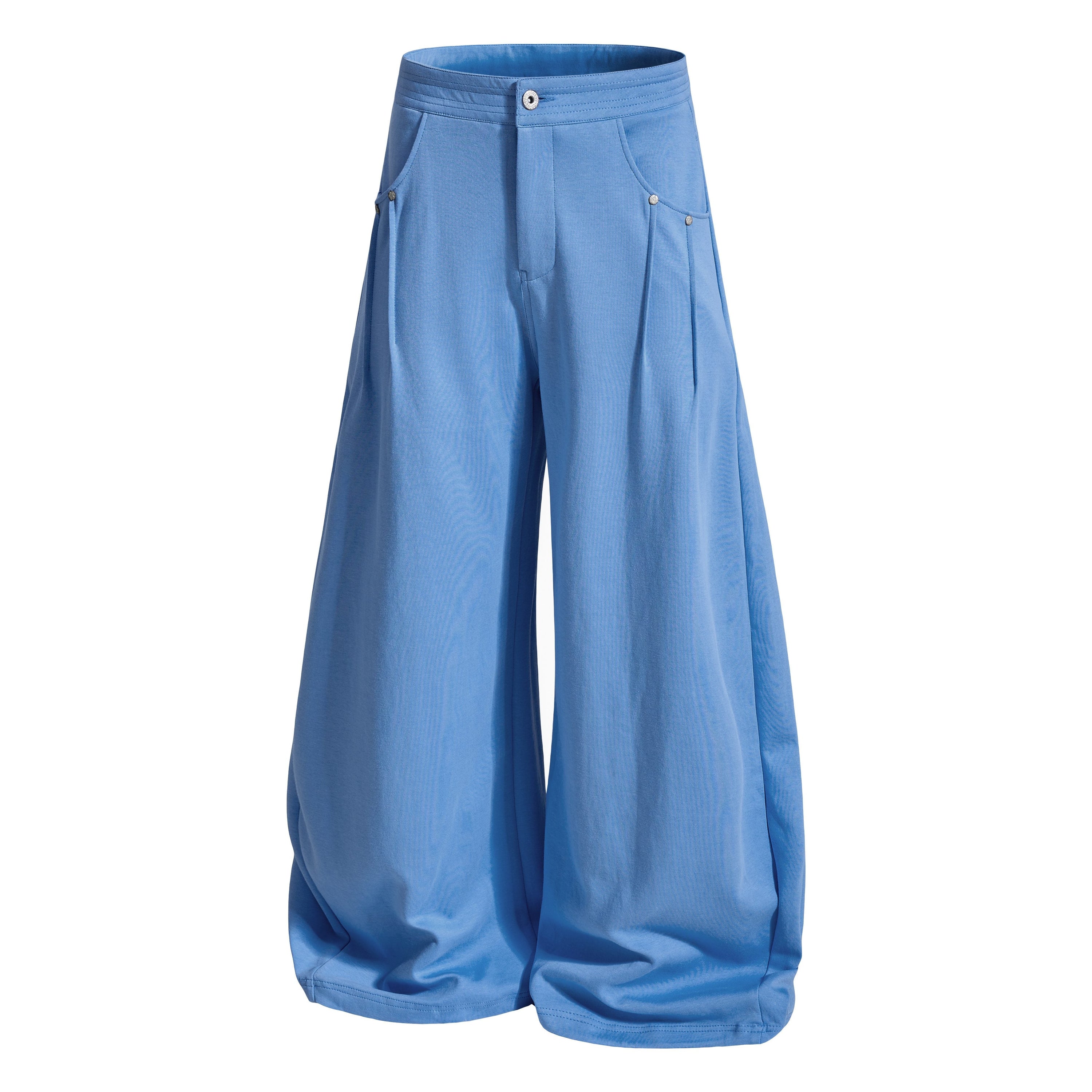 Omirad Flow Wide-Leg Pants | Oversized Draped Cotton Trousers