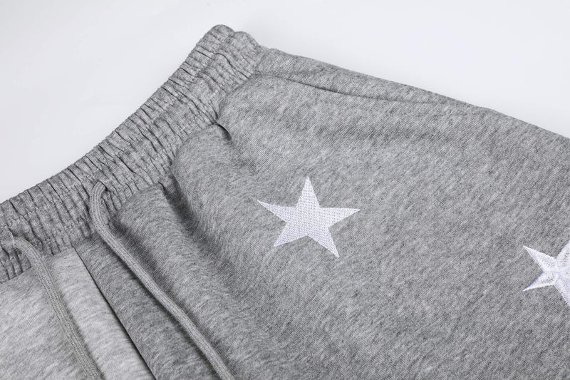 Star Gradient Wide-Leg Sweatpants | Y2K Streetwear