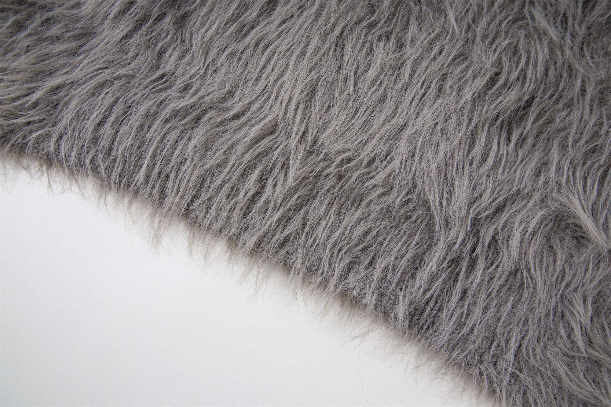 Omirad Long-Fur Graphic Sweater | Pink Shaggy Knit Pullover