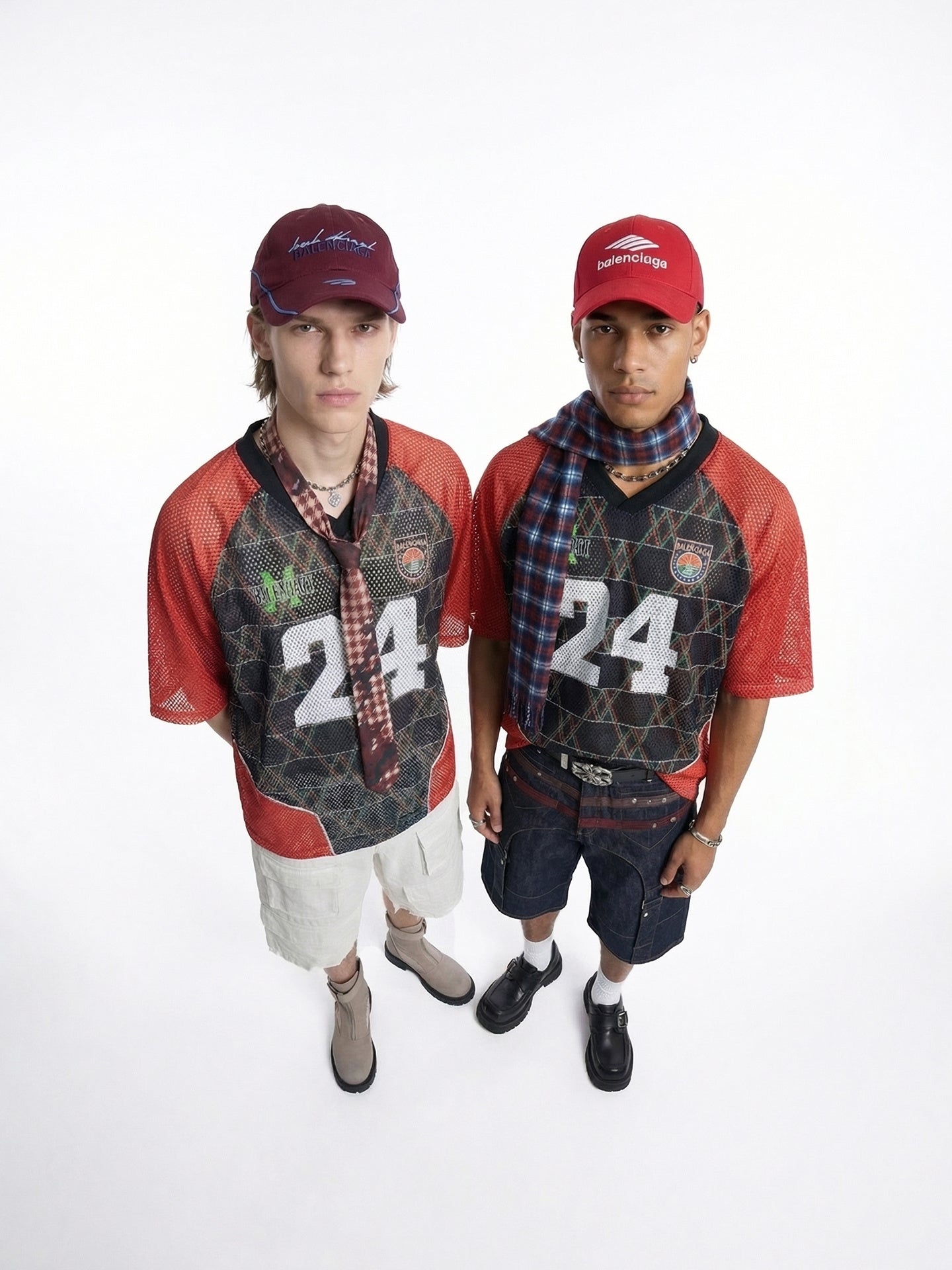 Omirad Varsity 24 Mesh Jersey T-Shirt | Color Block Streetwear