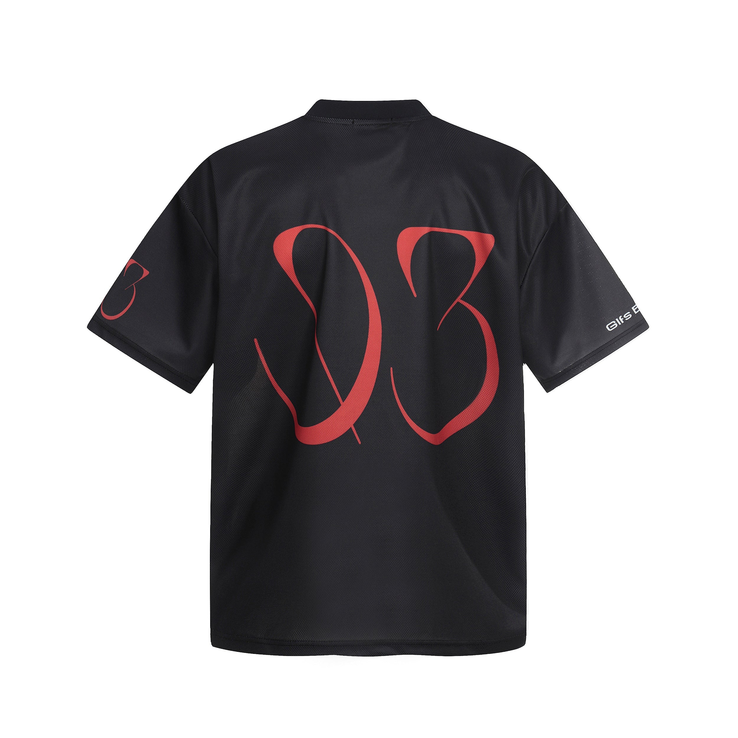 Omirad Abstract Portrait Mesh Jersey | Oversized Streetwear