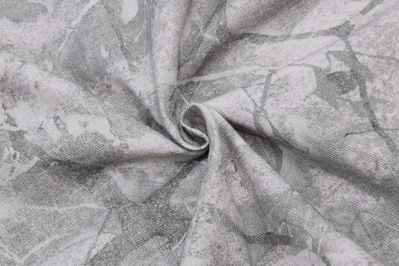 Washed Marble Wide-Leg Baggy Pants | Streetwear Denim