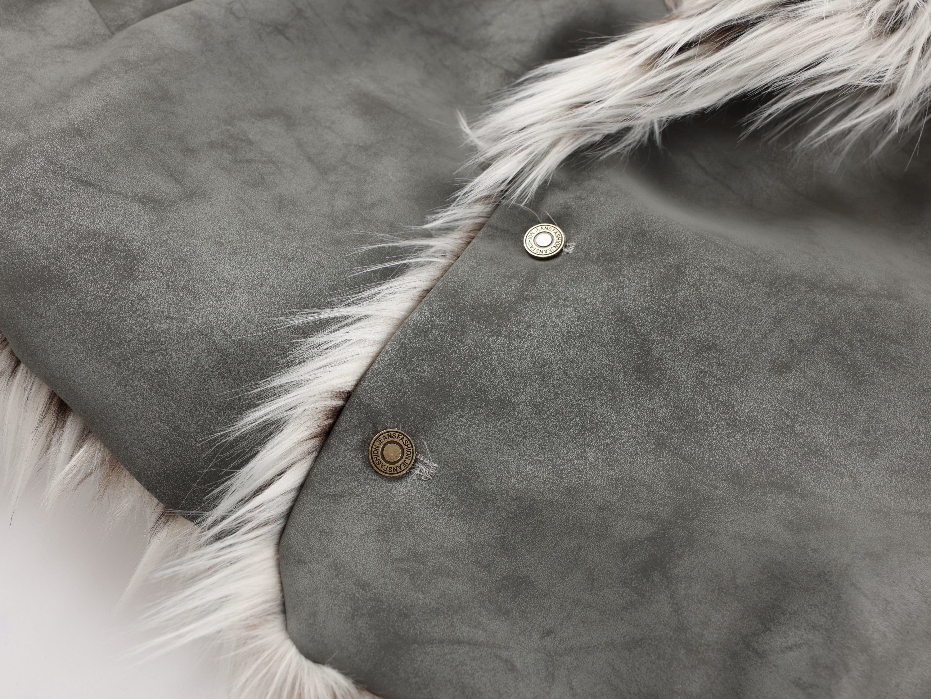 Faux-Fur Collar Suede Winter Jacket | Oversized Streetwear