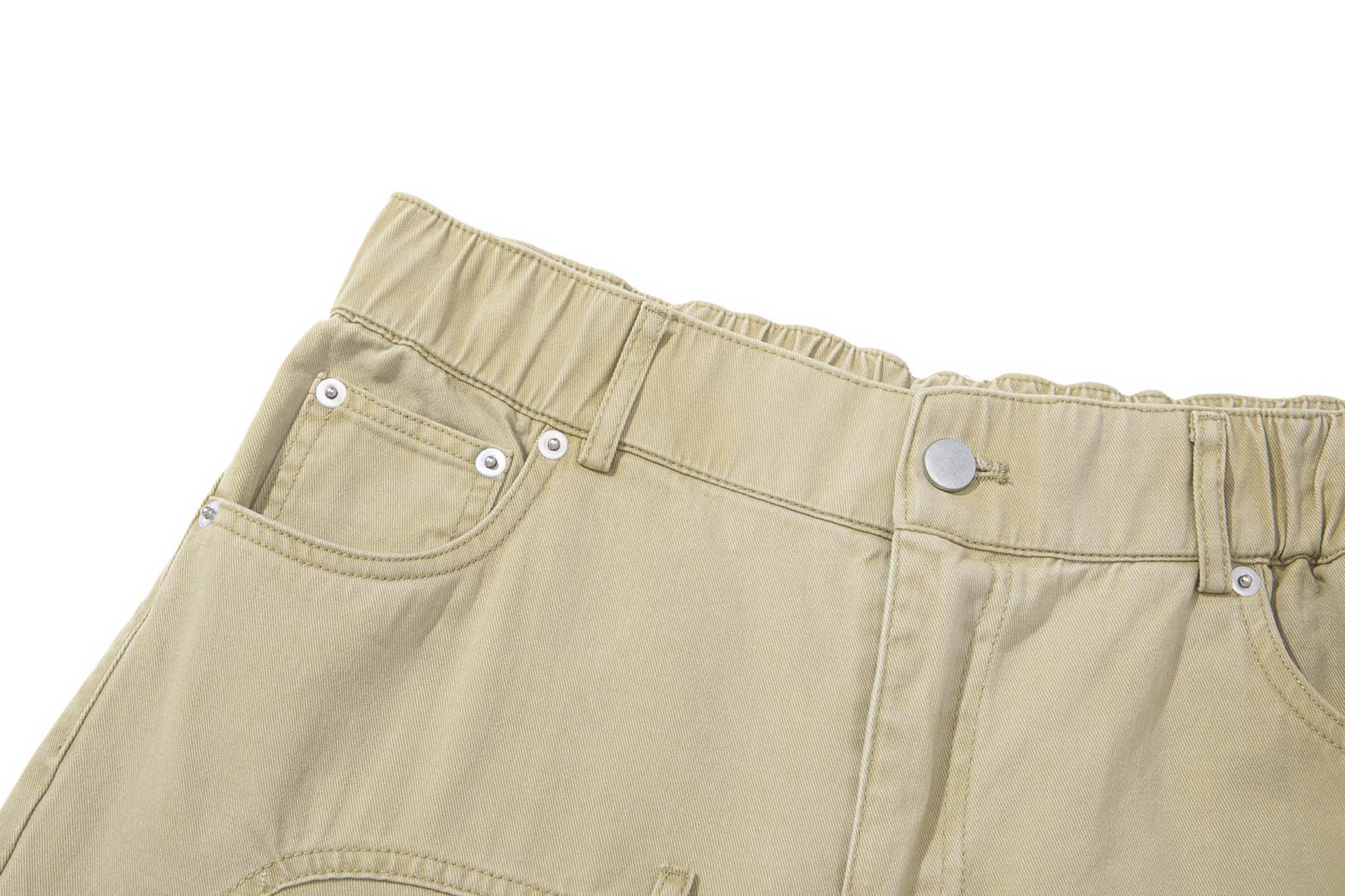 Omirad Vintage Wide-Leg Stacked Barrel Pants | 100% Cotton
