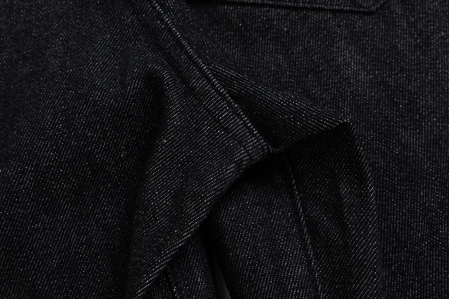 Omirad High-Rise Button Fly Wide-Leg Raw Denim Jeans