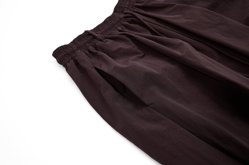 Omirad Layered Utility Wide-Leg Pants | Streetwear Nylon