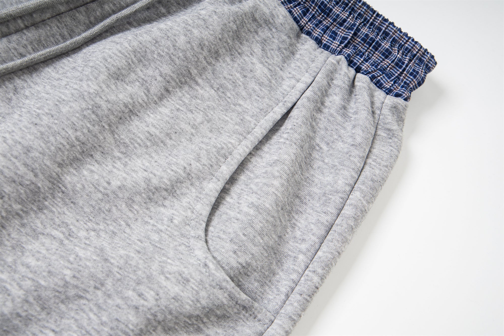 Double-Waist Checkered Print Wide-Leg Track Pants | Y2K Streetwear